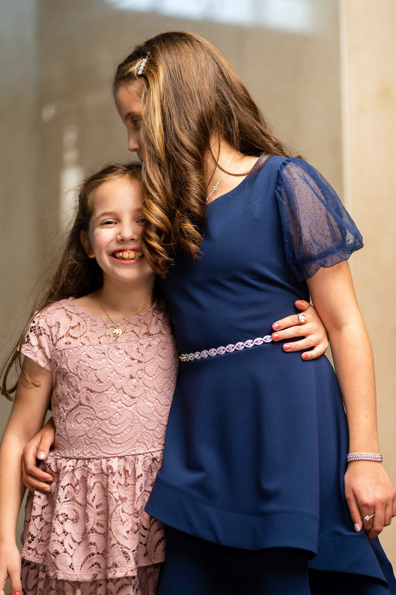 Leora’s Bat Mitzvah portrait session at Ohev Sholom in Washington D.C.