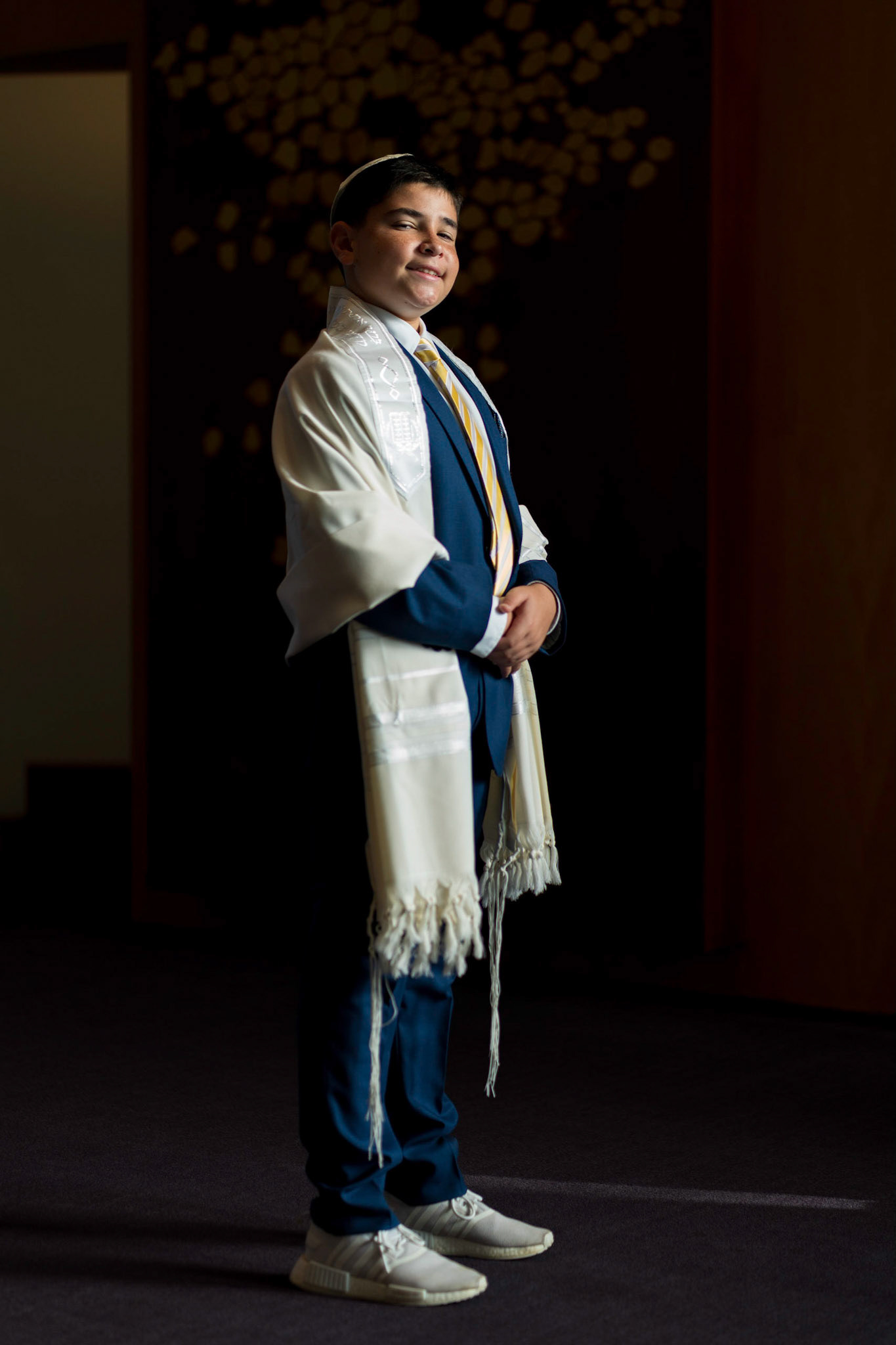 Josh’s Bar Mitzvah portraits at Temple Shalom in Silver Spring and party at Elder Pine Brewing &amp; Blending Co in Gaithersburg, MD.