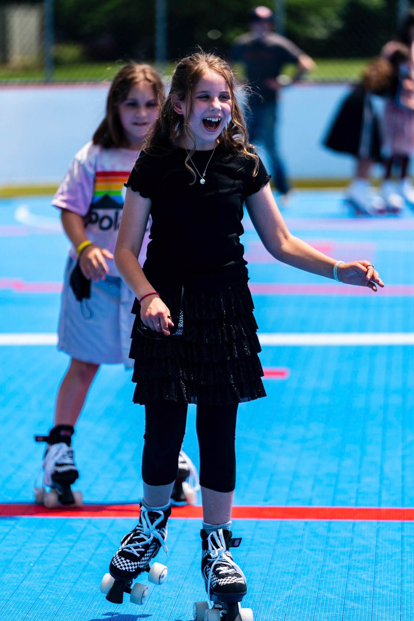 Leora’s Bat Mitzvah roller skating party on Sunday, June 6, 2021.