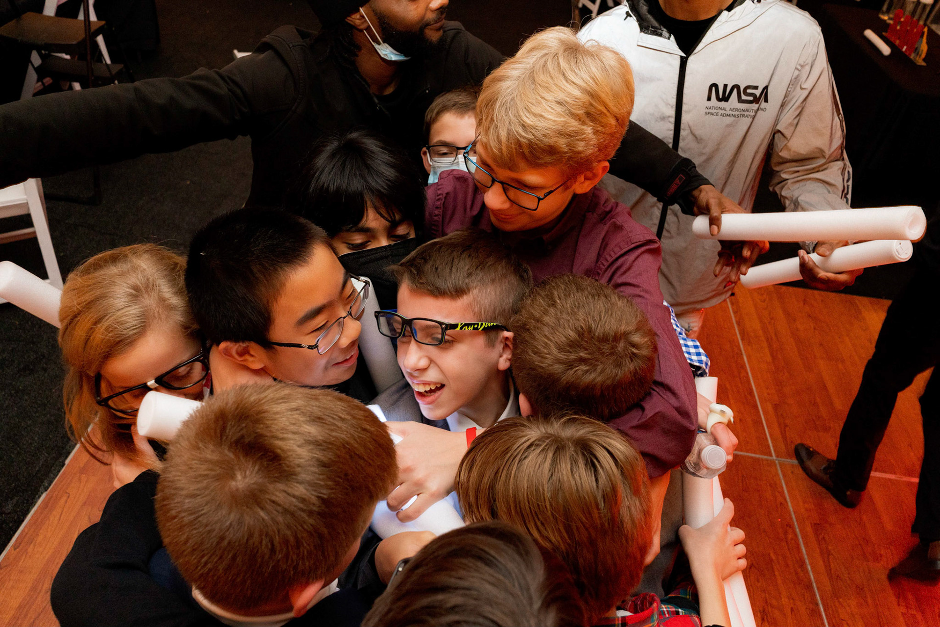 Sam’s Bar Mitzvah party at Glen Echo, on Saturday, December 18, 2021.