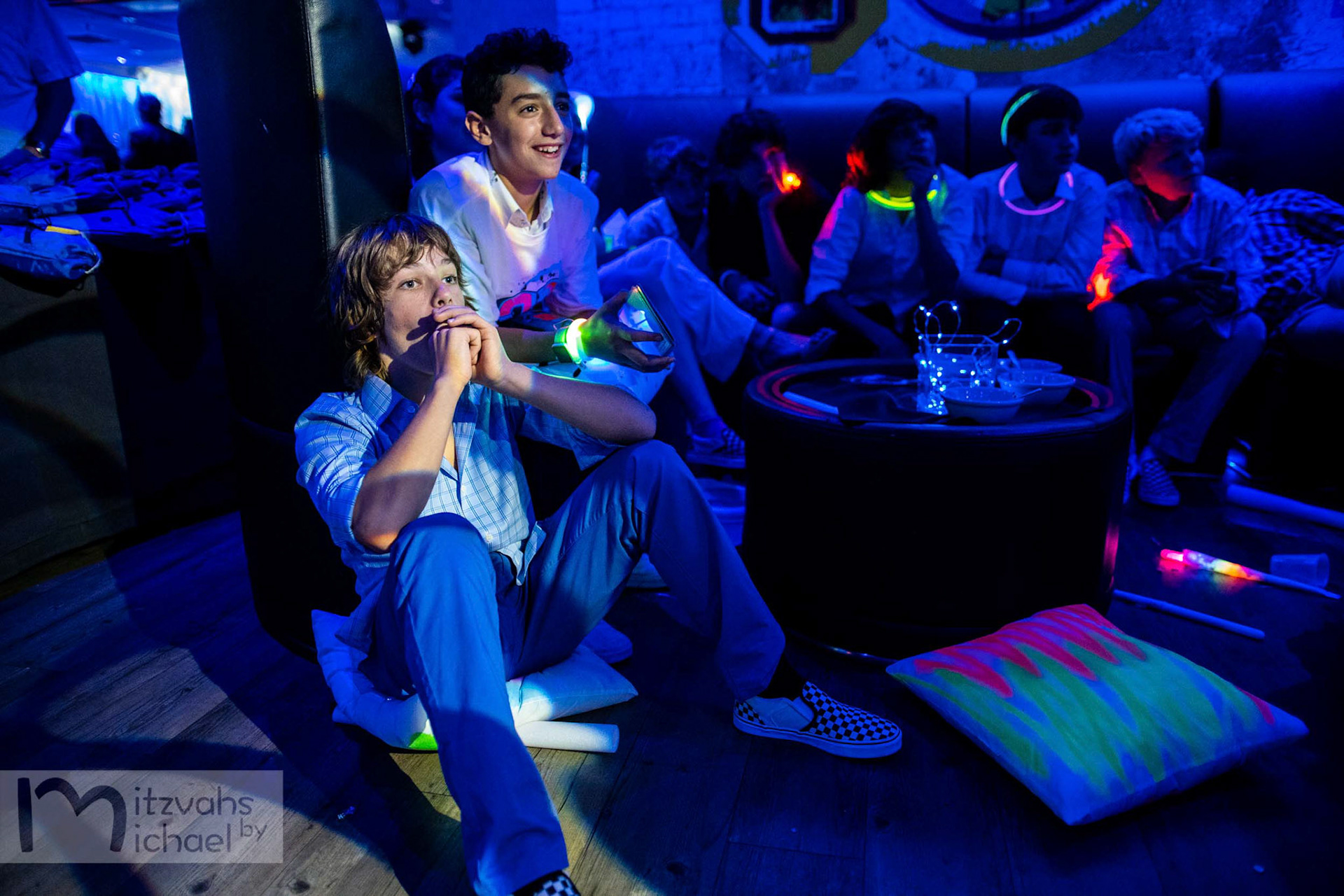 Brandon’s Bar Mitzvah party at The Loft at 4935 in Bethesda, MD.