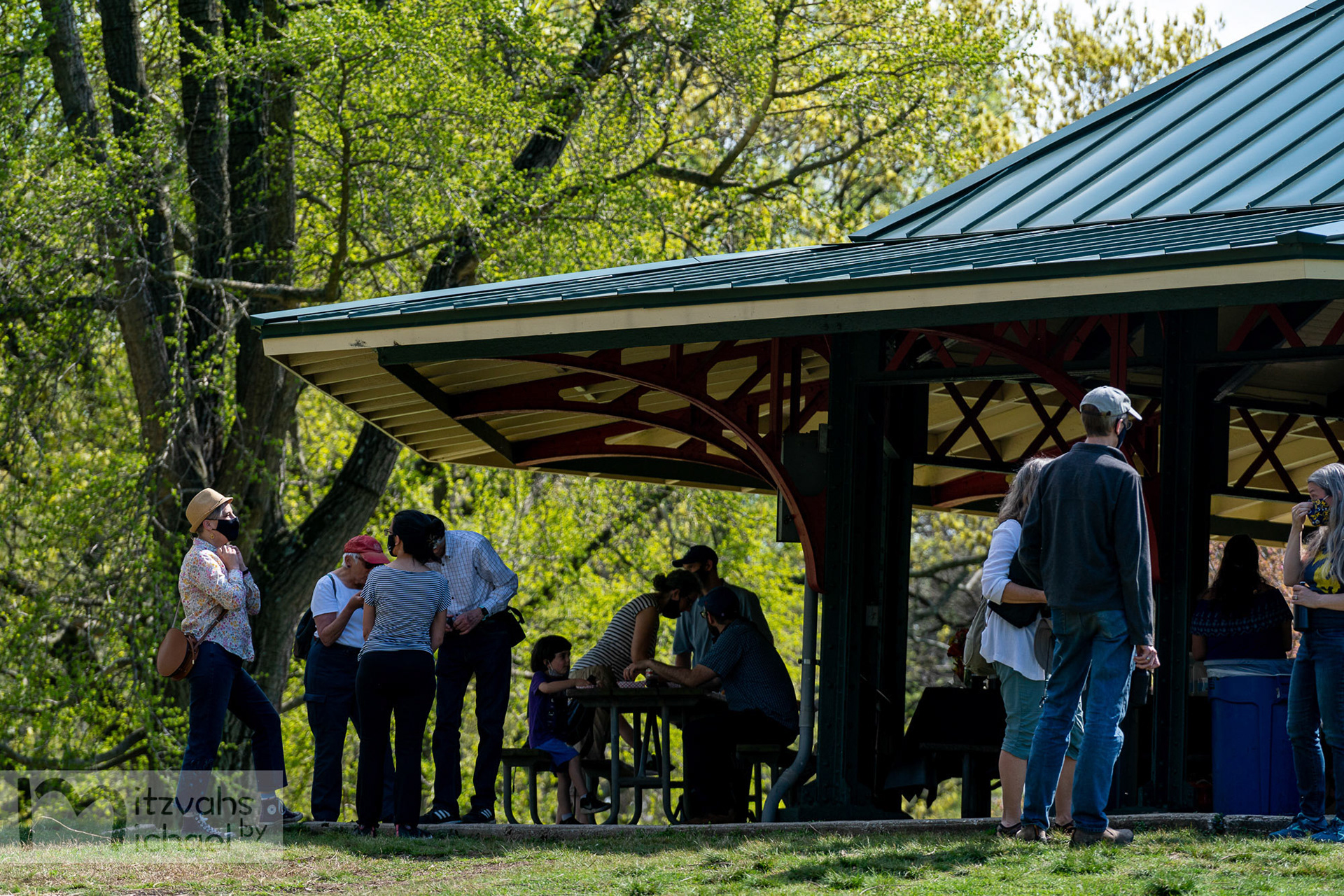 Micah’s Bar Mitzvah party at the Maryland Zoo.