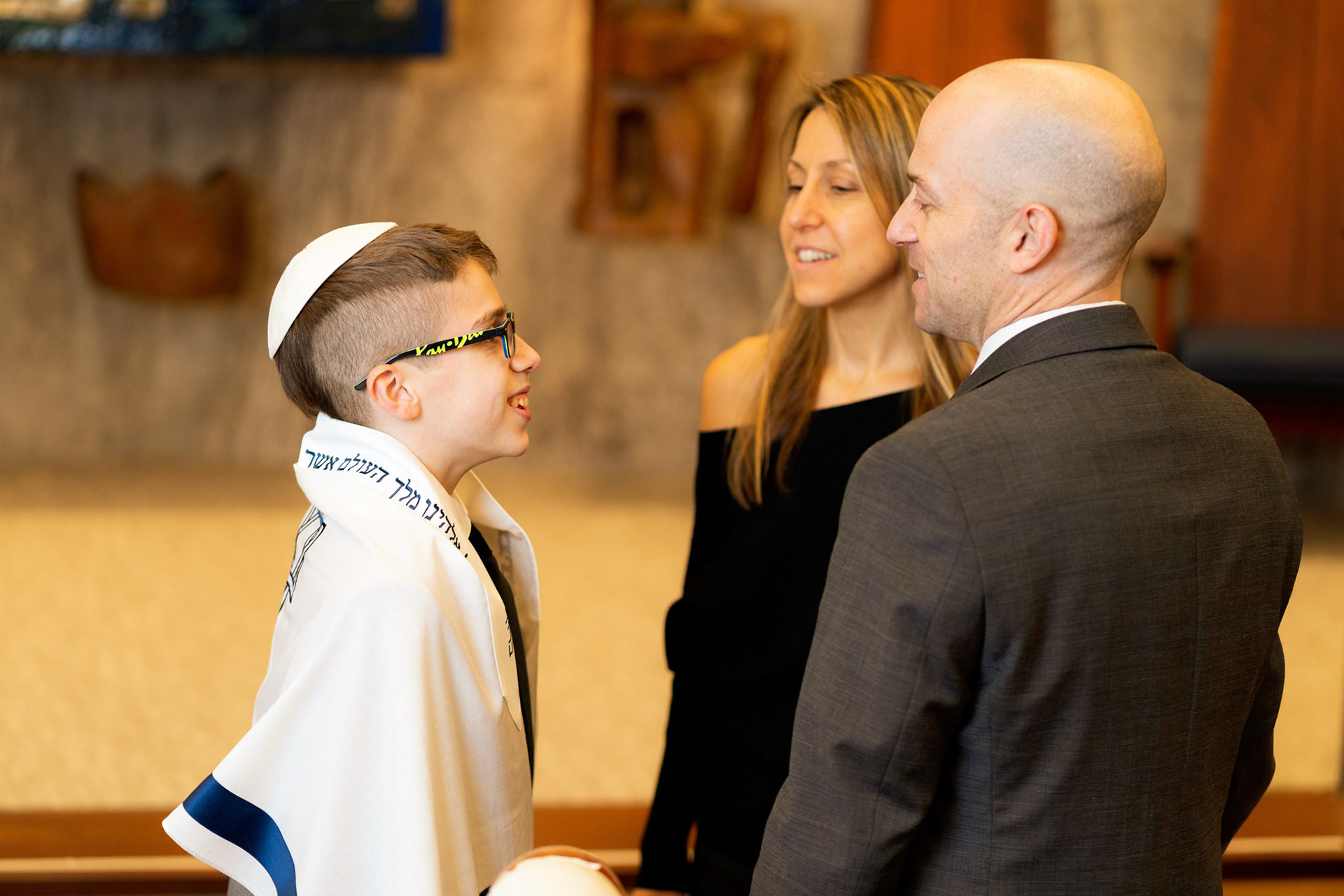 Sam’s Bar Mitzvah portraits at Temple Sinai in Washington D.C.
