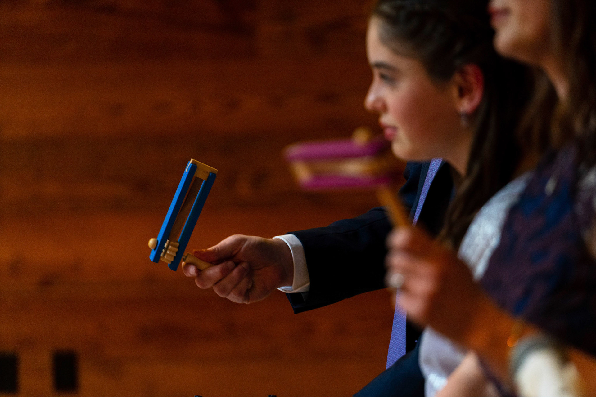 Talia’s bat mitzvah and Megillah reading on Purim on March 18, 2022 at the Accelerator Space in Baltimore, MD