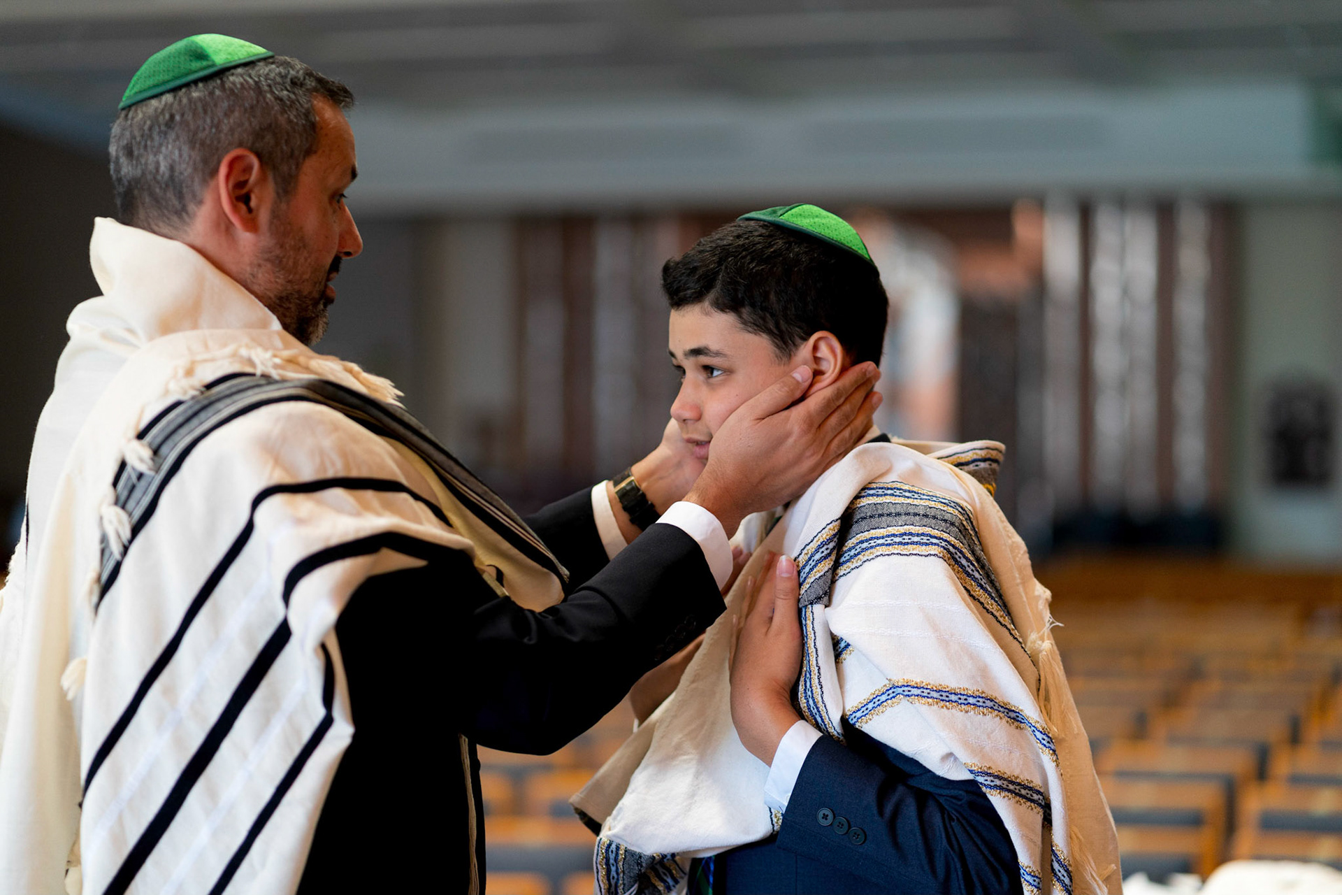 Judah’s bar mitzvah portraits at Ohr Kodesh in Silver Spring on Thursday, September 1, 2022.