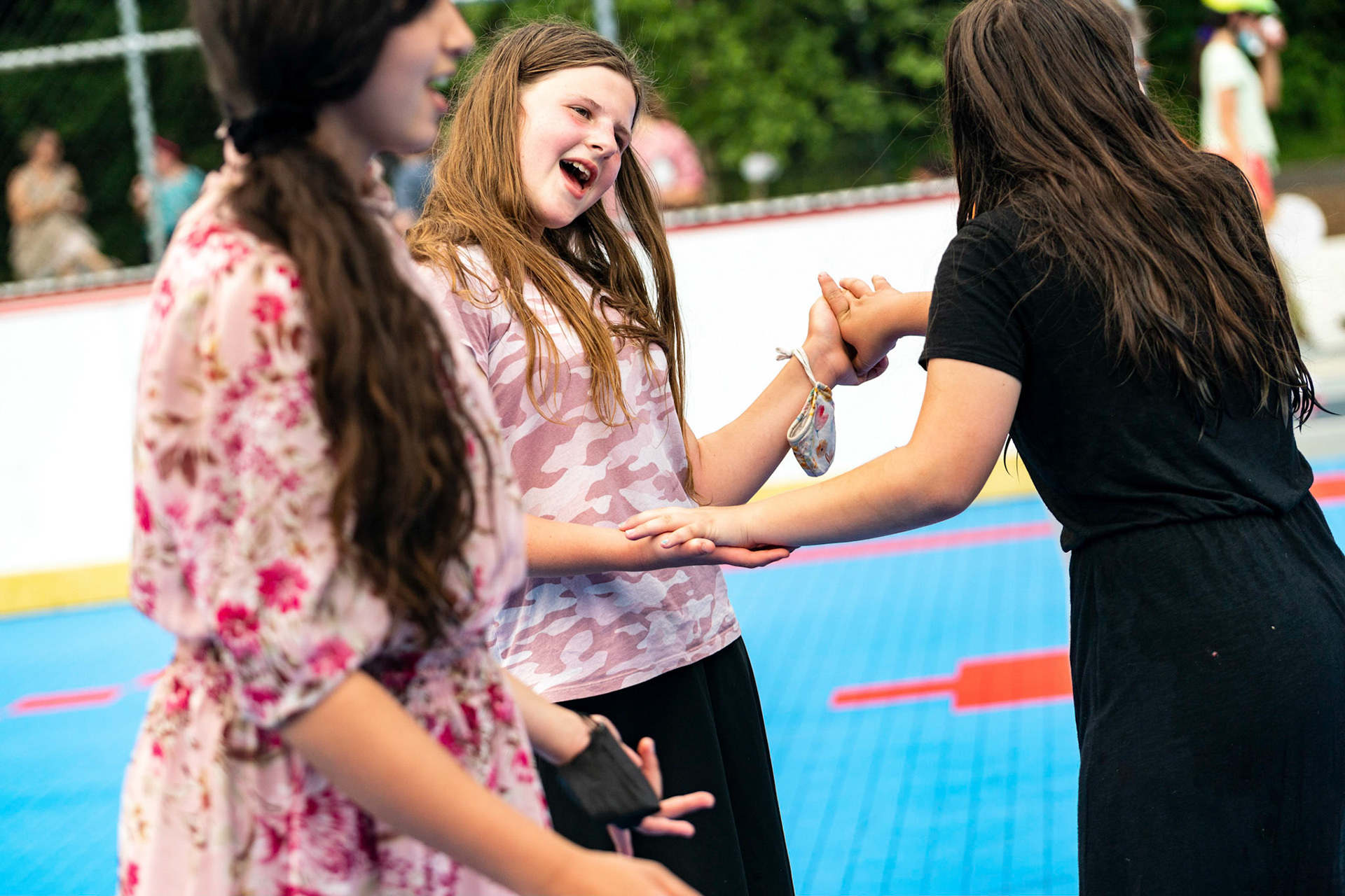 Leora’s Bat Mitzvah roller skating party on Sunday, June 6, 2021.