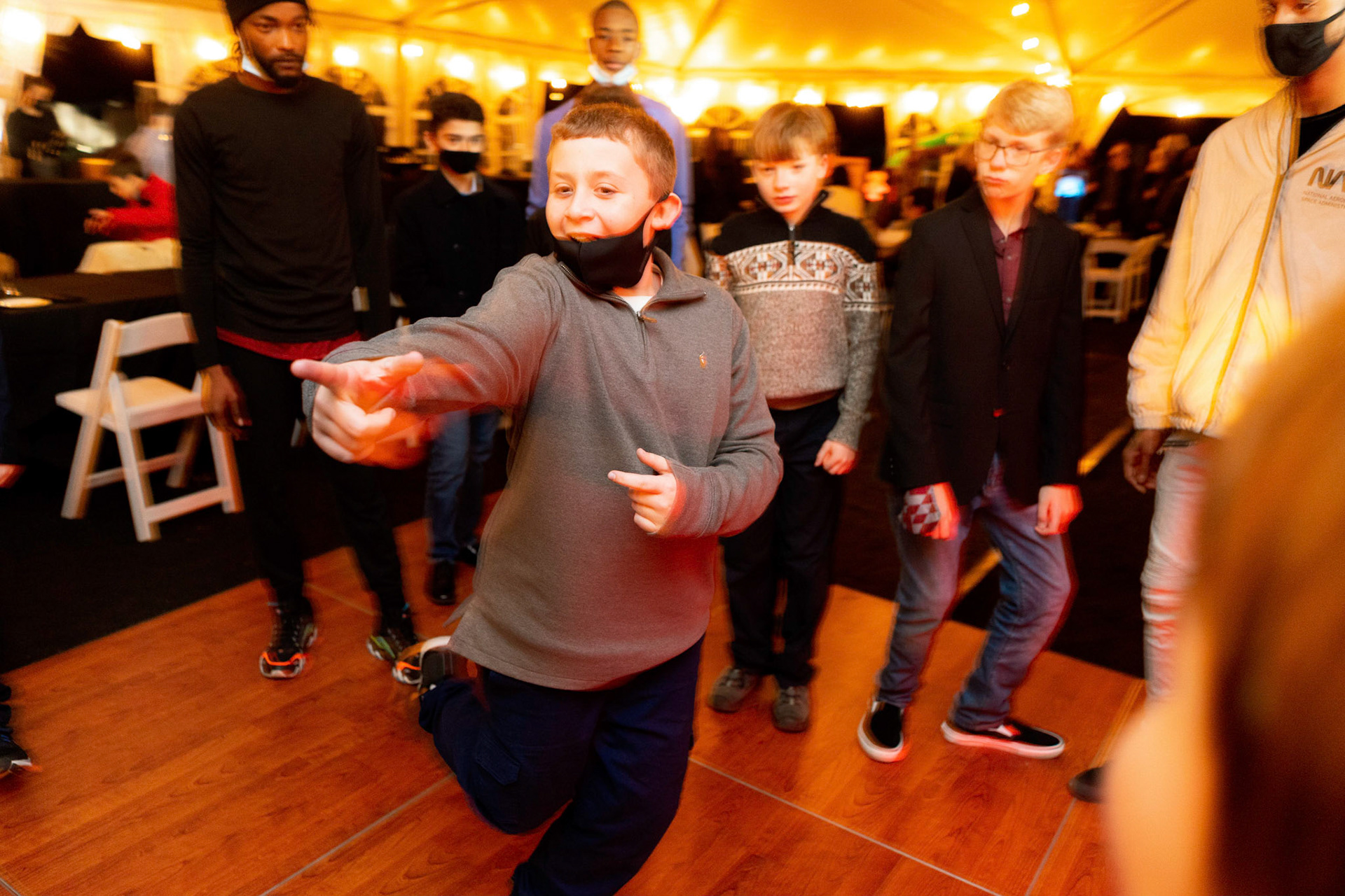 Sam’s Bar Mitzvah party at Glen Echo, on Saturday, December 18, 2021.