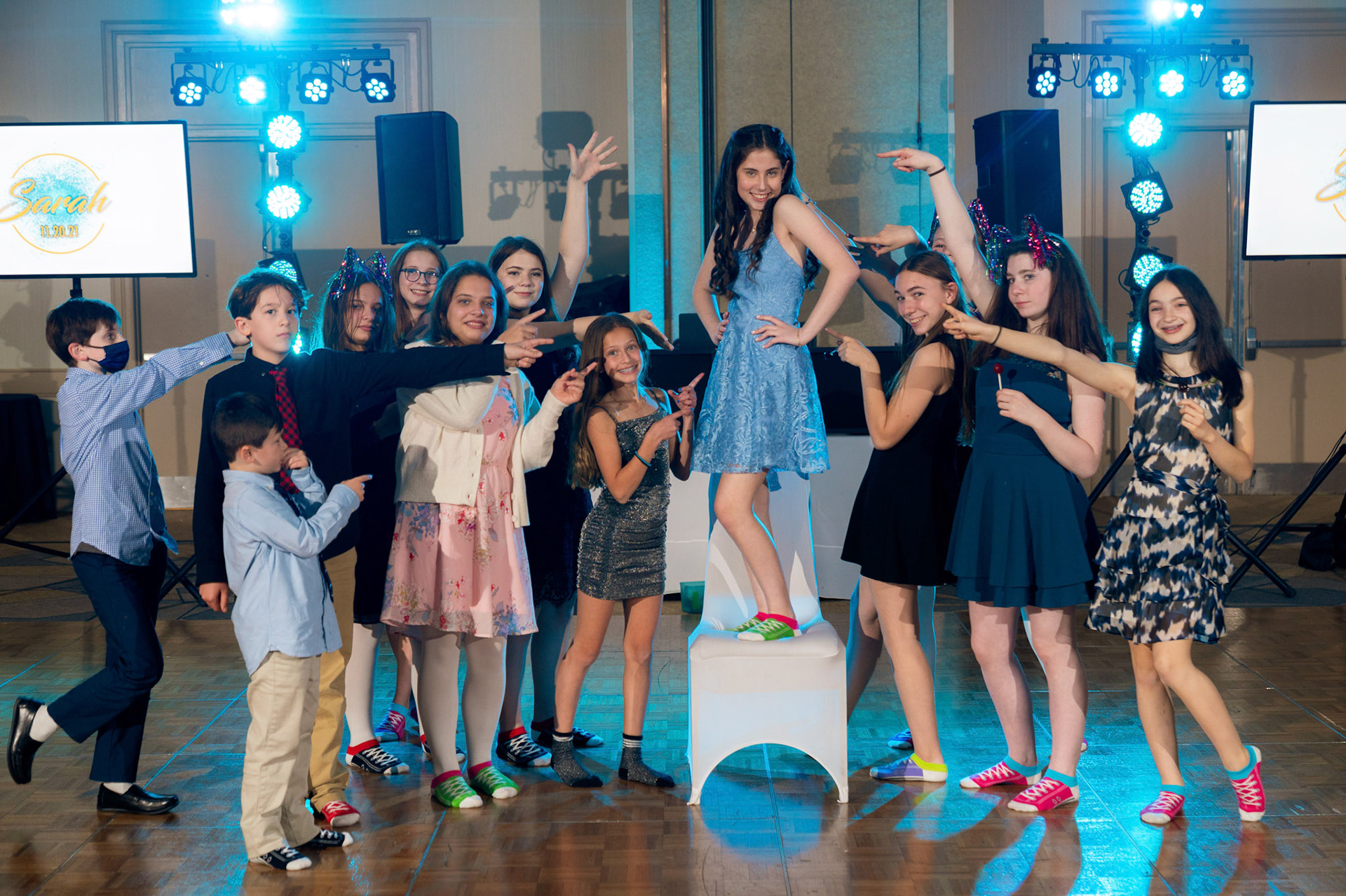 Sarah’s Bat Mitzvah at Oheb Shalom and the Sheraton North in Towson, on Saturday, November 20, 2021.