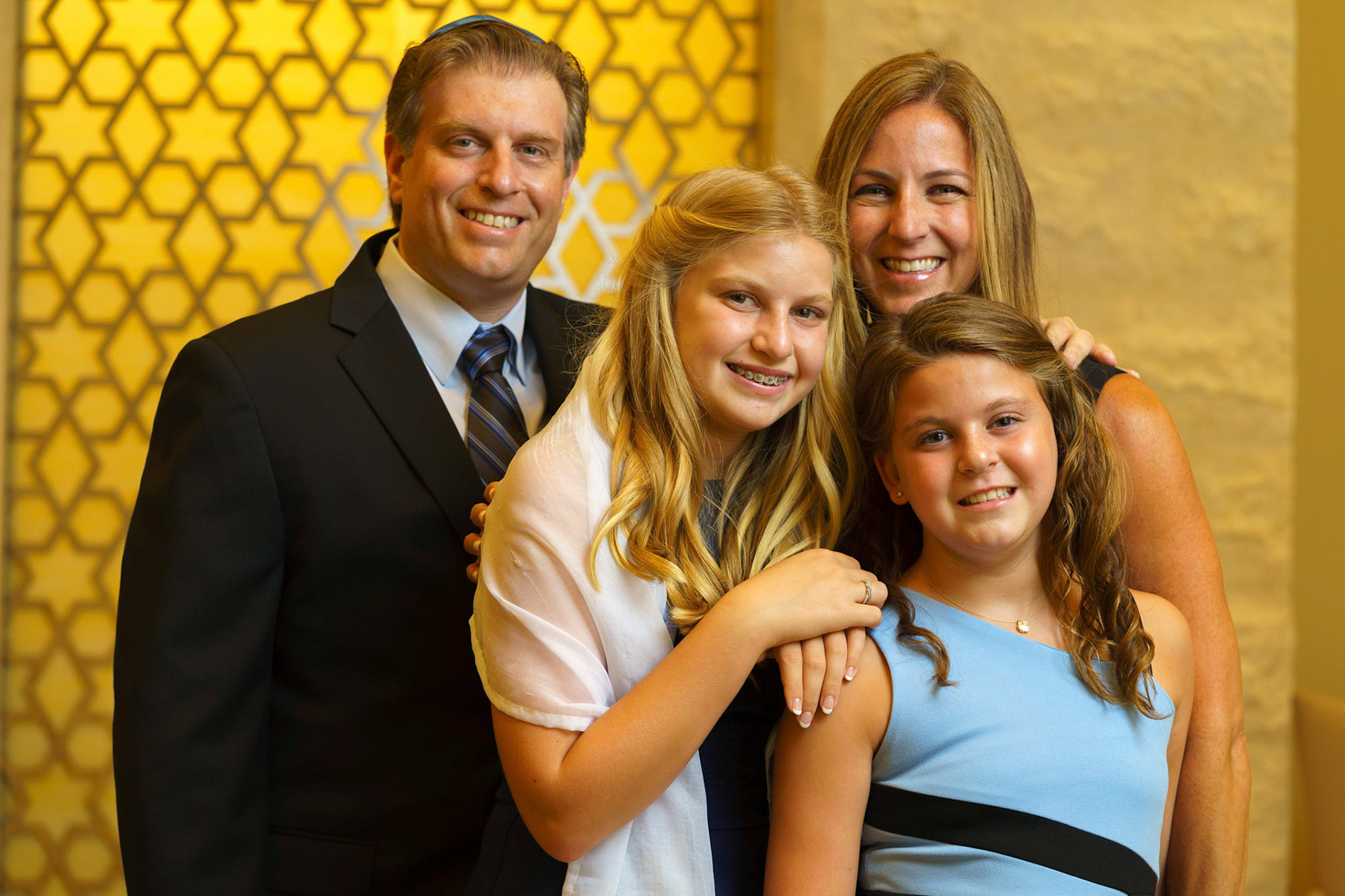 Jocelyn’s Bat Mitzvah portraits at Temple Isaiah in Fulton, MD.