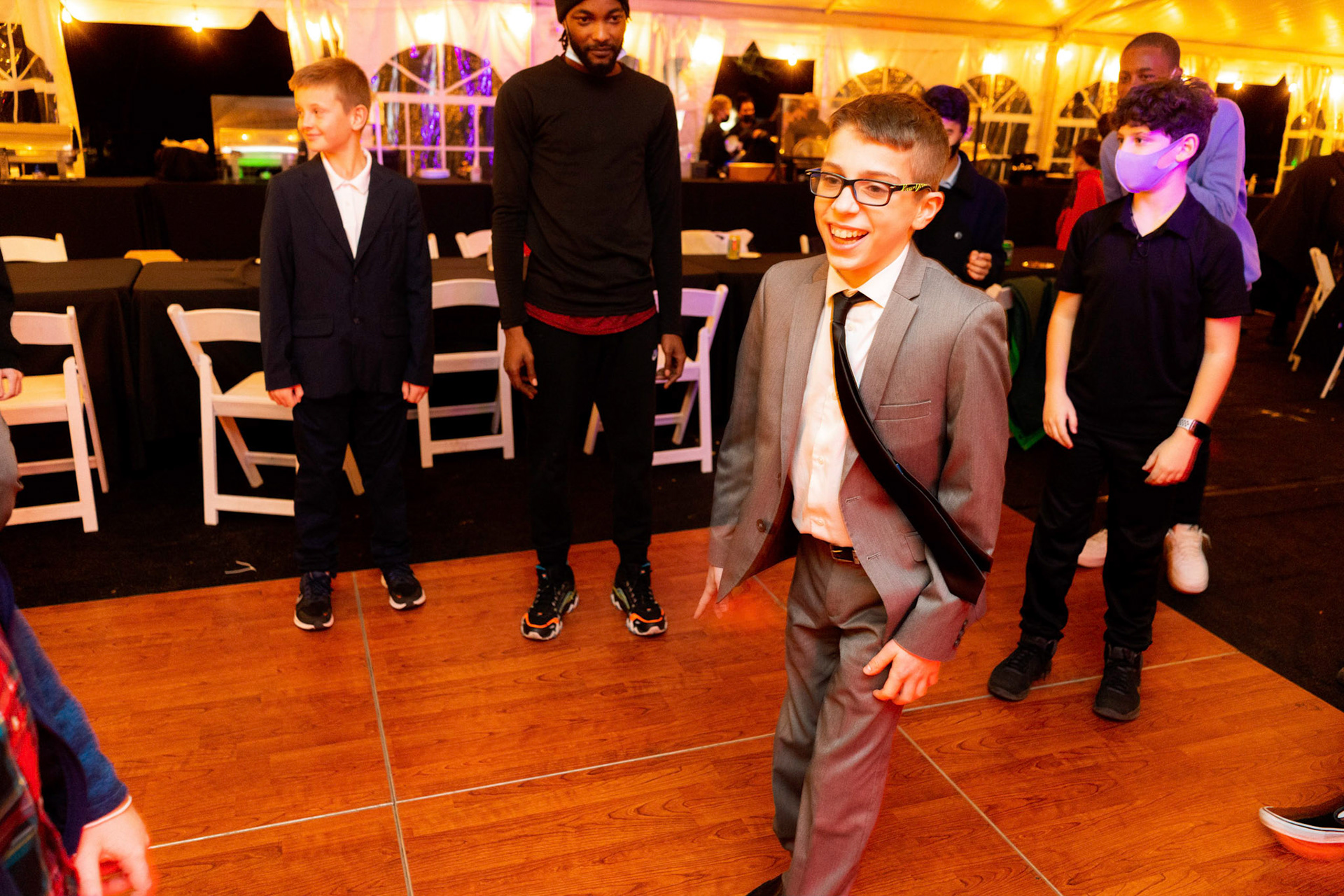 Sam’s Bar Mitzvah party at Glen Echo, on Saturday, December 18, 2021.