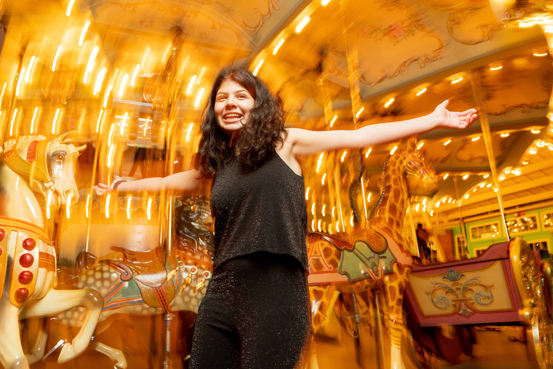 Gabriella’s Bat Mitzvah party at Glen Echo National Park on Saturday, November 13, 2021.