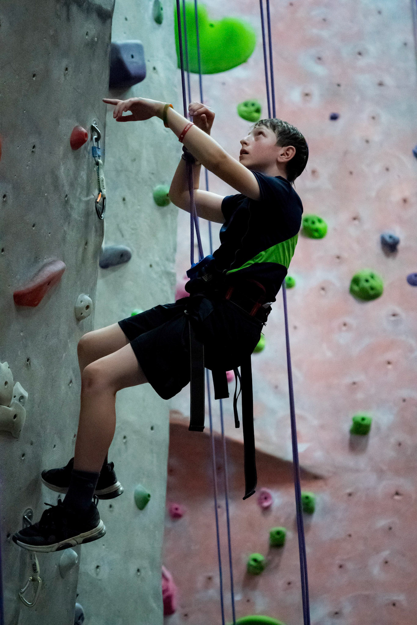 Judah’s bar mitzvah party at Movement climbing gym in Rockville on Sunday, September 4, 2022.