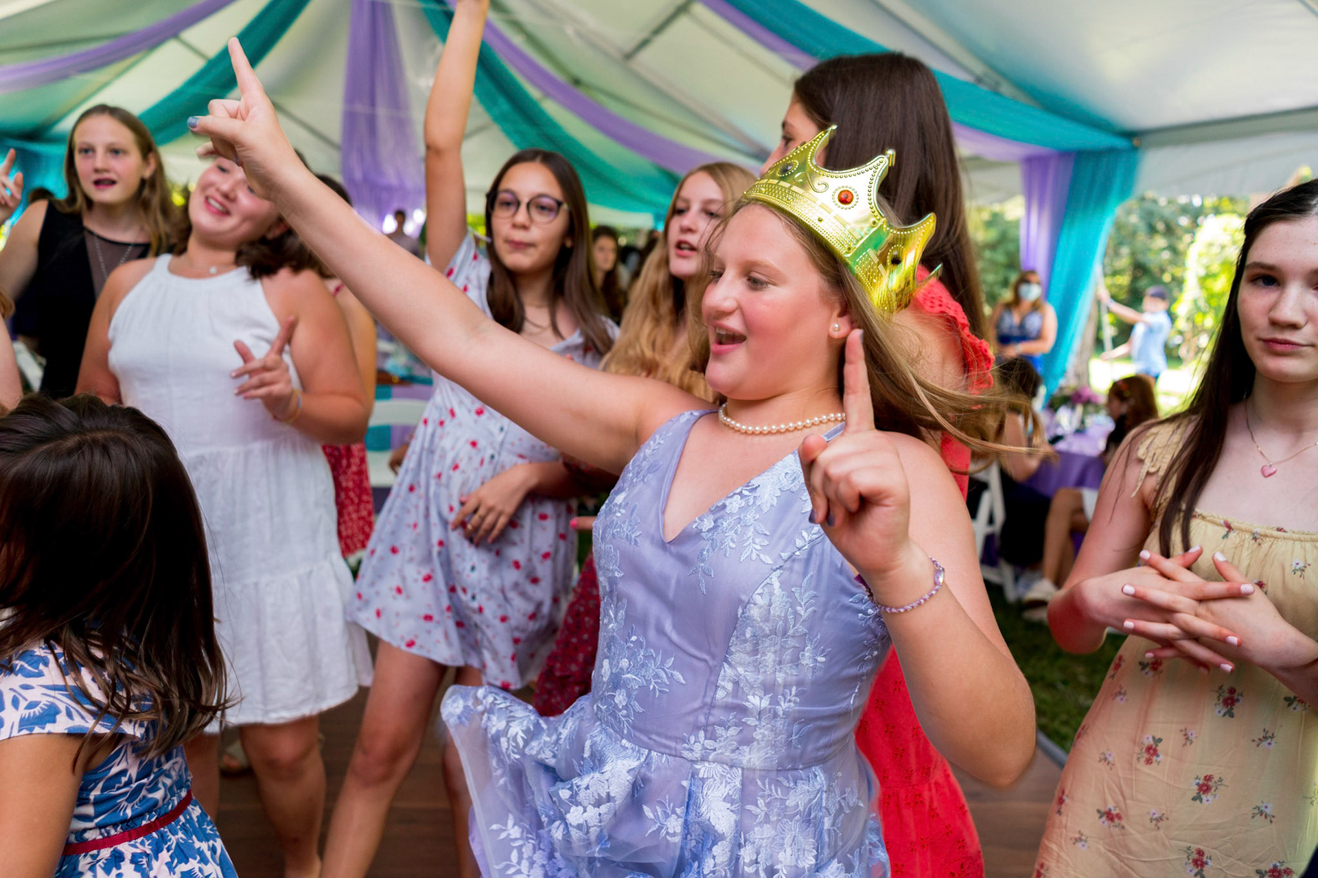 Dani has her long overdue Bat Mitzvah party at C.F. Smith Park on Saturday, September 25, 2021.