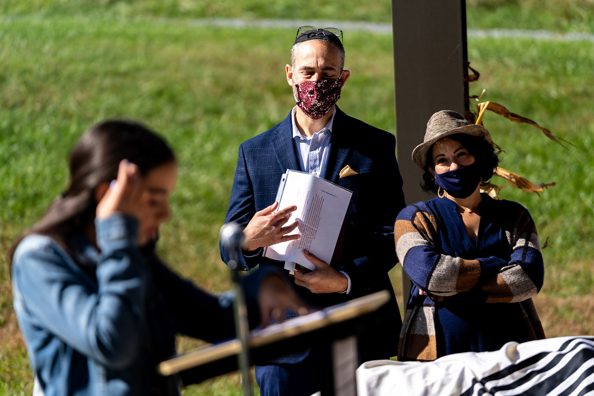 Noa’s Modern Orthodox Moses Montefiore Bat Mitzvah at Pearlstone Retreat.