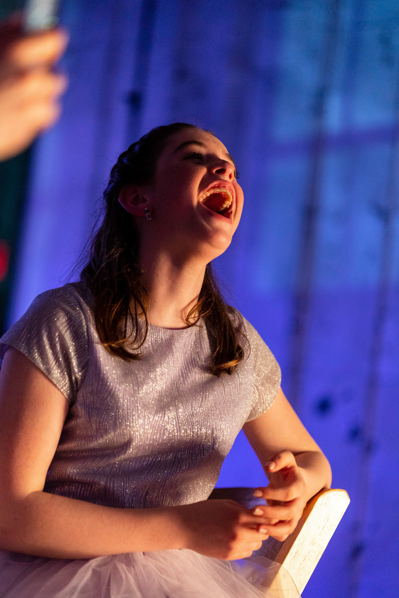 Talia’s bat mitzvah and Megillah reading on Purim on March 18, 2022 at the Accelerator Space in Baltimore, MD