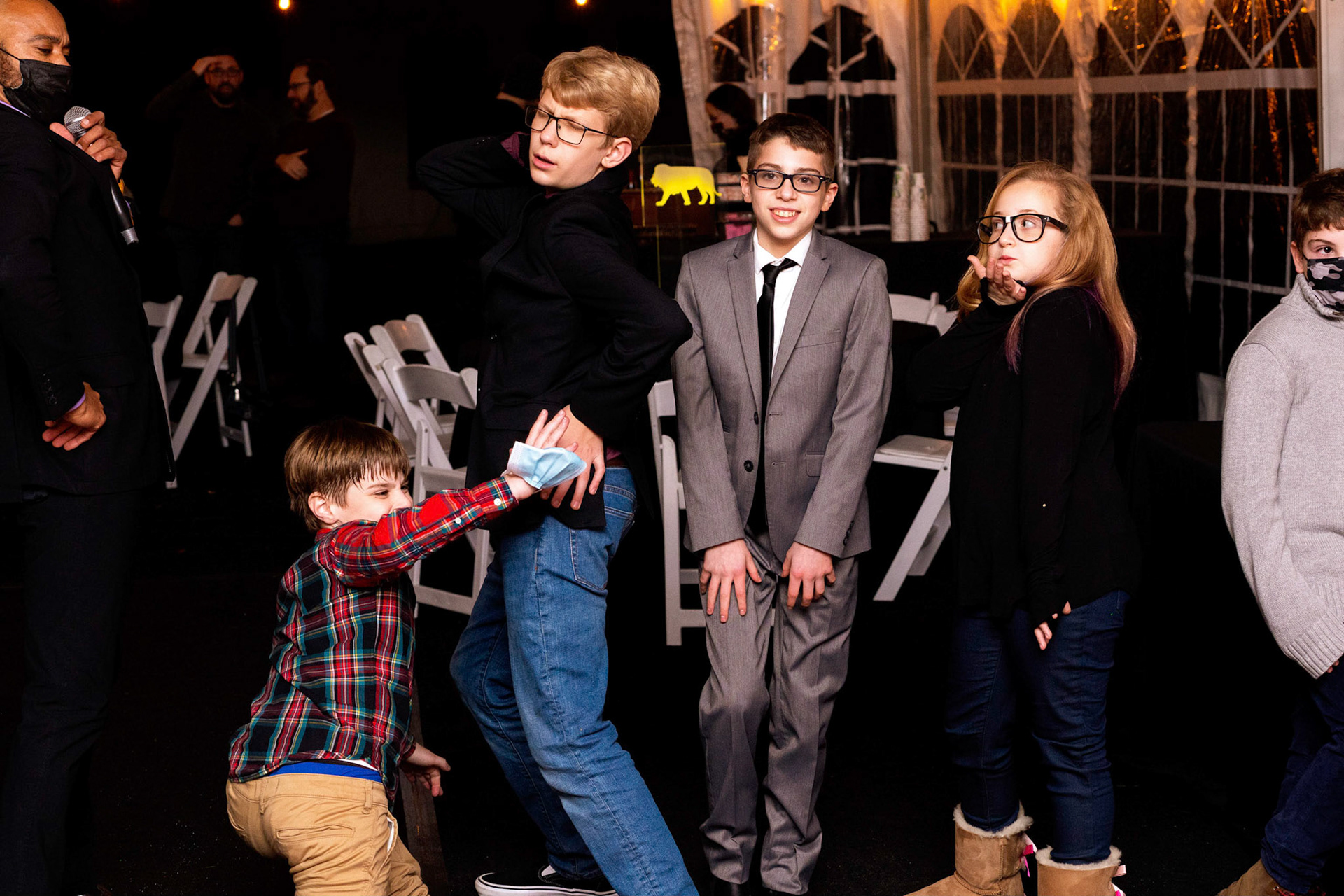 Sam’s Bar Mitzvah party at Glen Echo, on Saturday, December 18, 2021.