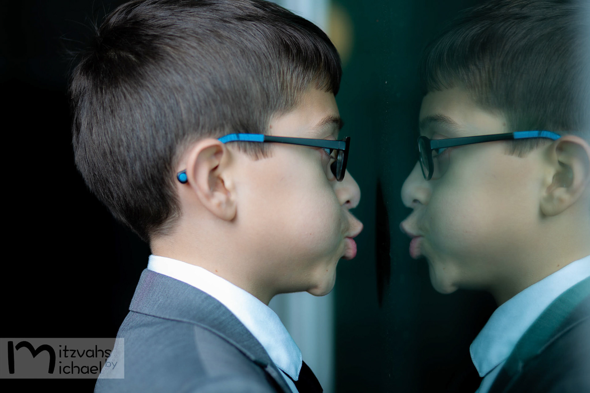 Max’s Temple Sinai Bar Mitzvah portrait session in Washington D.C. on Wednesday, December 4, 2019.
