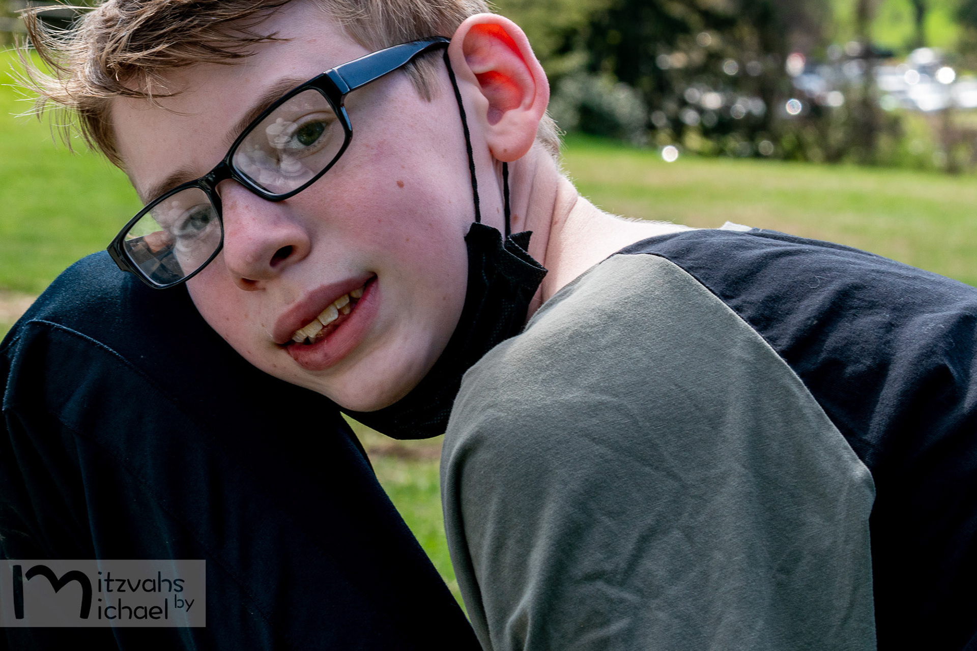 Micah’s Bar Mitzvah party at the Maryland Zoo.