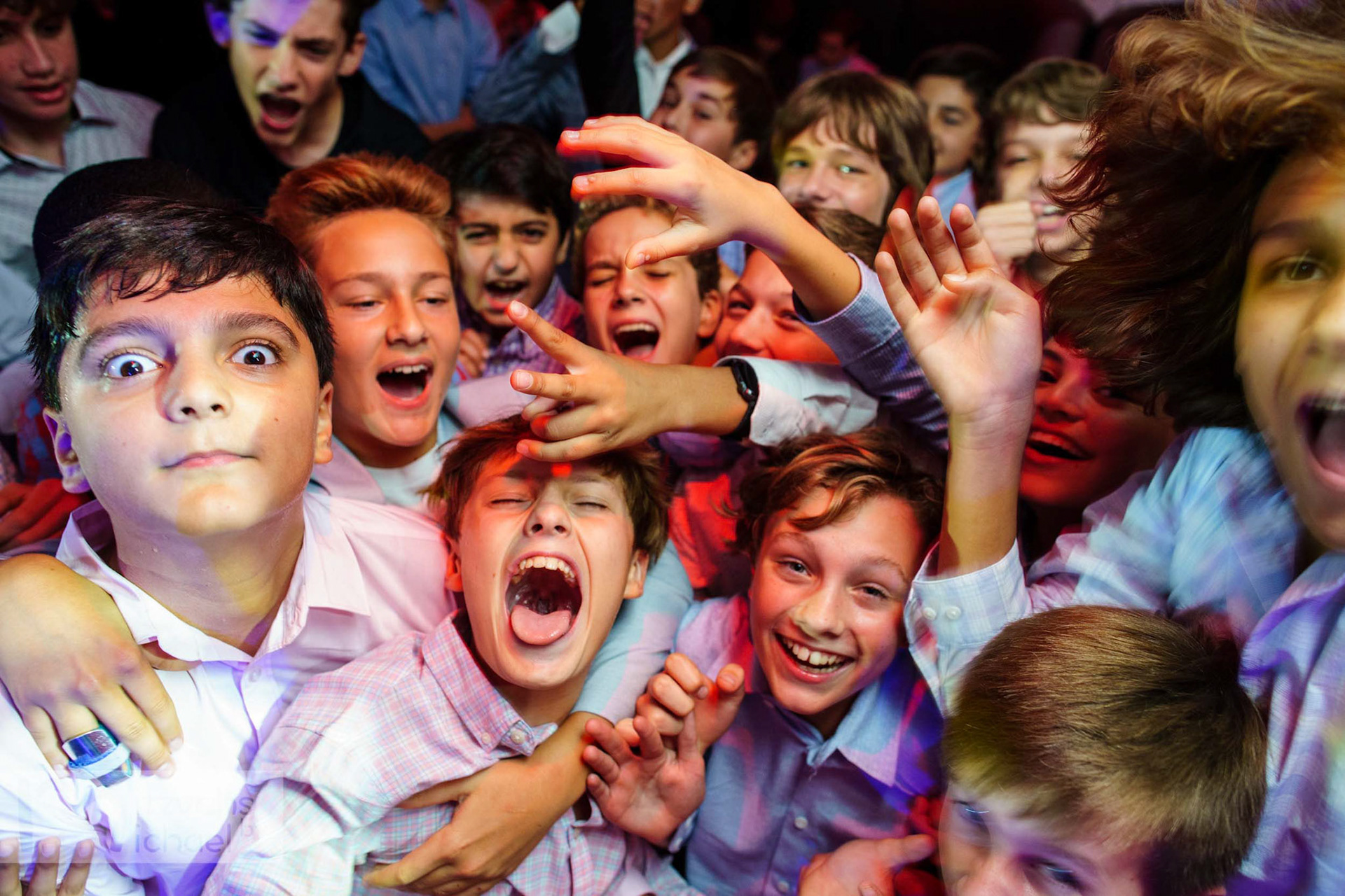Brandon’s Bar Mitzvah party at The Loft at 4935 in Bethesda, MD.