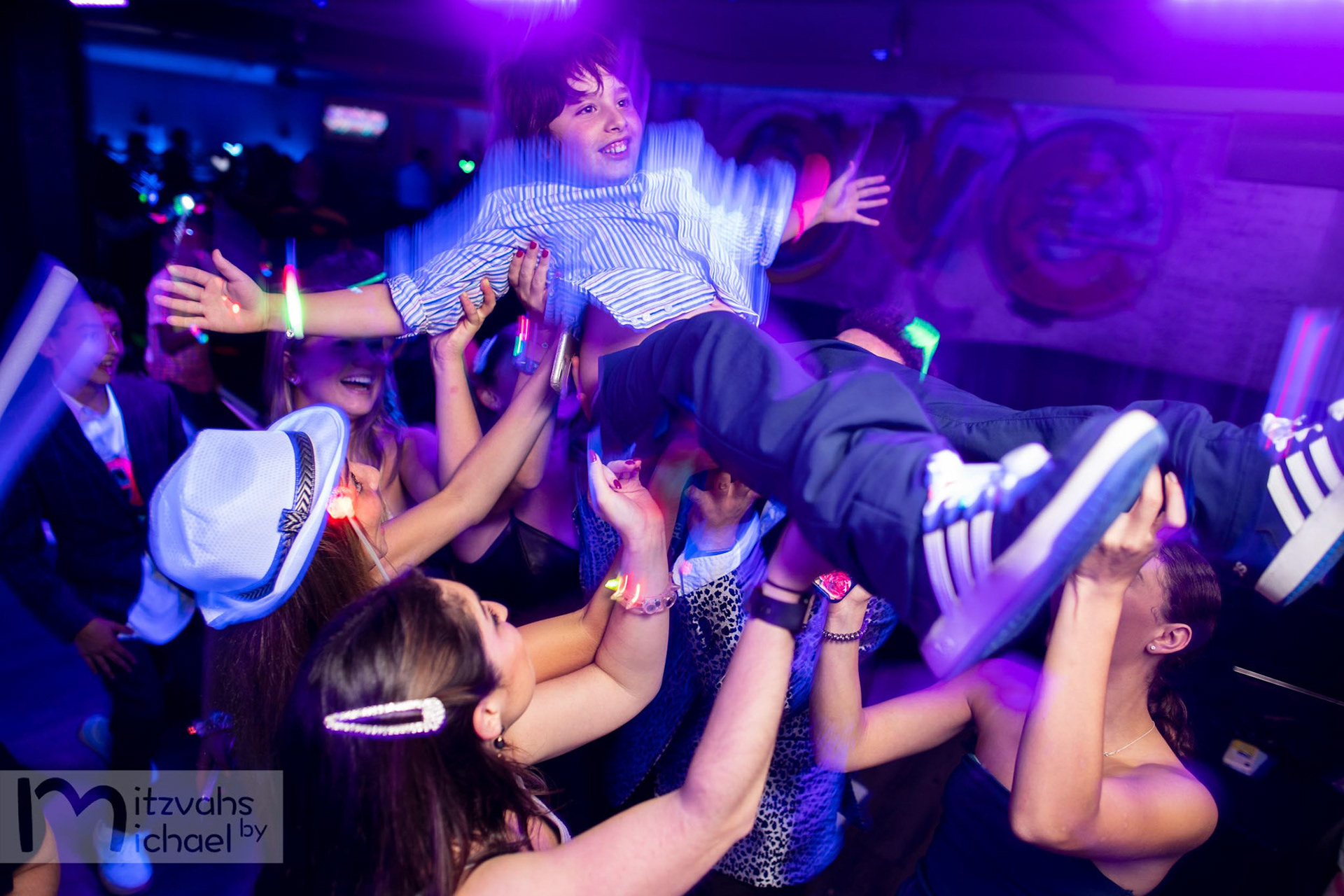 Brandon’s Bar Mitzvah party at The Loft at 4935 in Bethesda, MD.