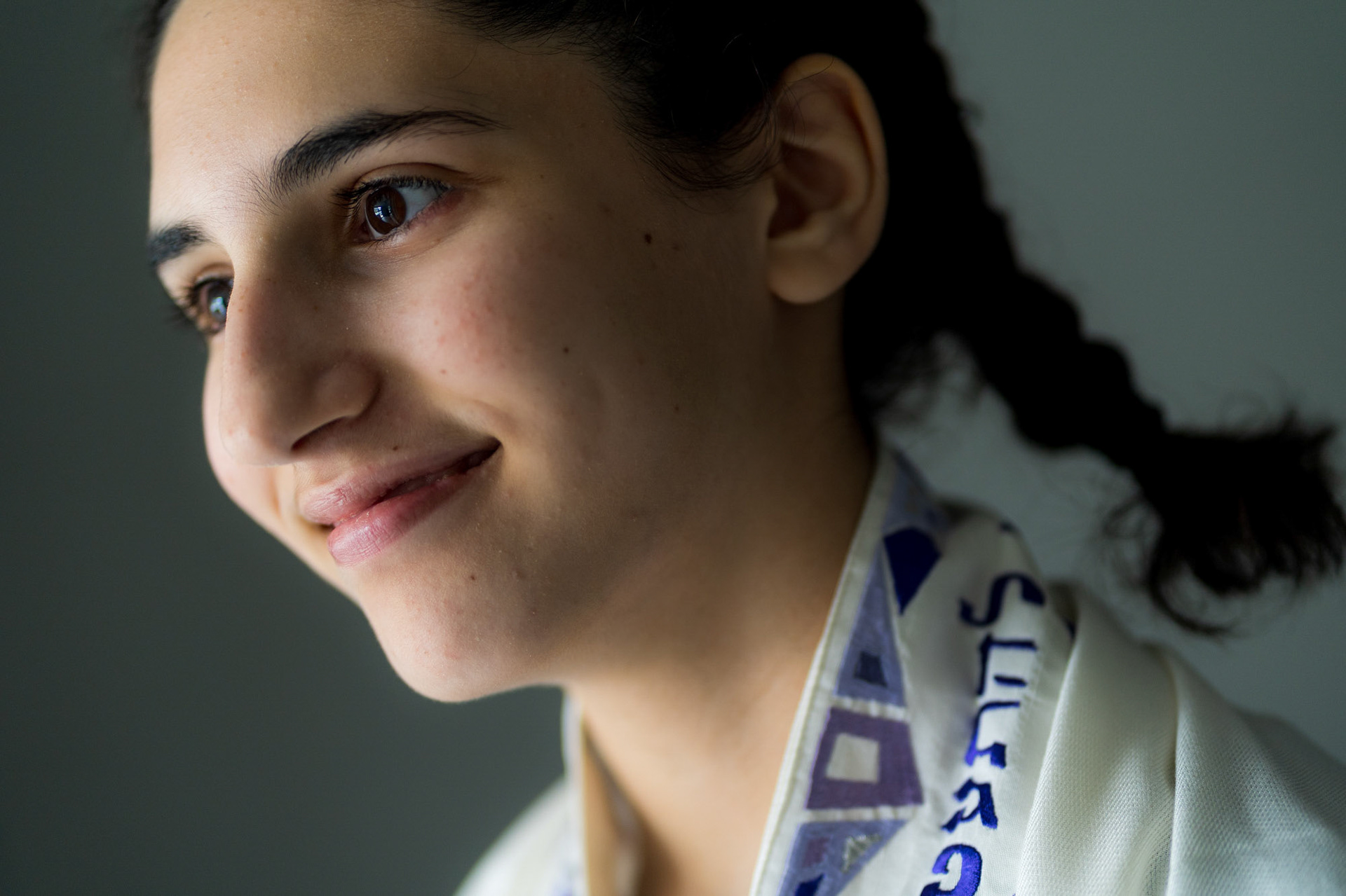 Ilana’s Bat Mitzvah rehearsal at Bat Chaverim in Columbia, MD.