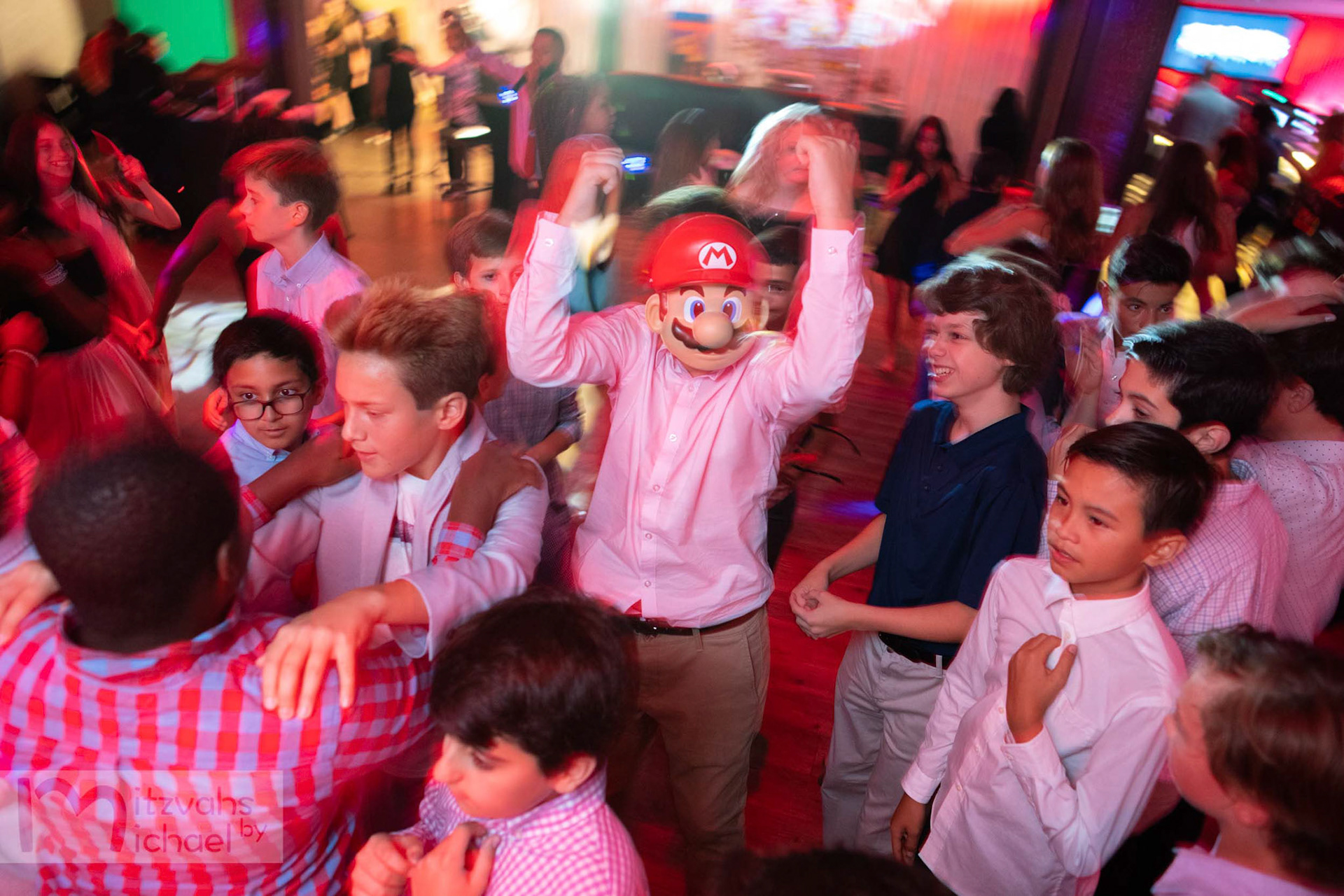 Brandon’s Bar Mitzvah party at The Loft at 4935 in Bethesda, MD.