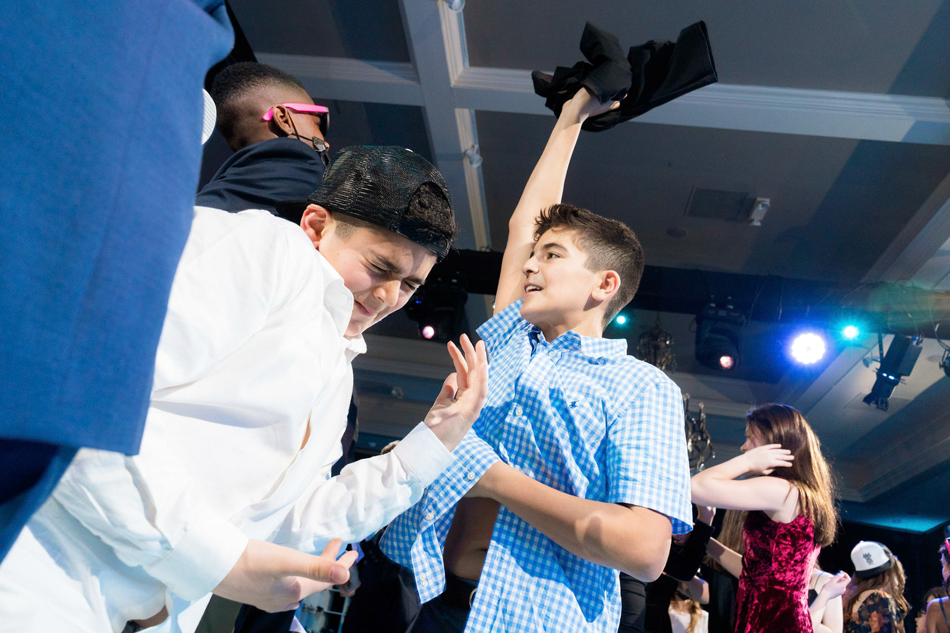 Zach and Eli’s Bnai Mitzvah party at the Westwood Country Club in Vienna, VA on Saturday, February 26, 2022.