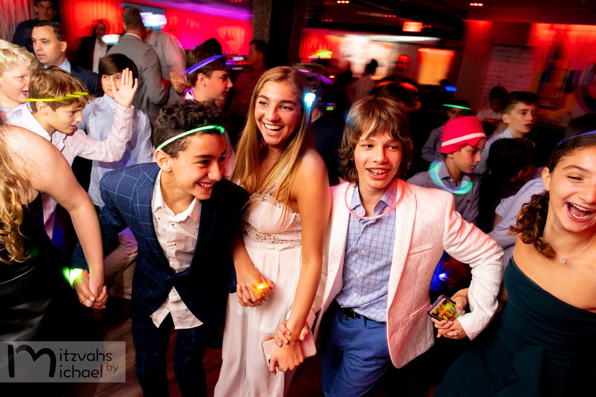 Brandon’s Bar Mitzvah party at The Loft at 4935 in Bethesda, MD.