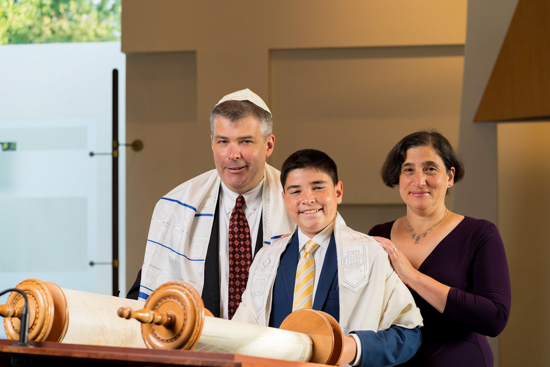 Josh’s Bar Mitzvah portraits at Temple Shalom in Silver Spring and party at Elder Pine Brewing &amp; Blending Co in Gaithersburg, MD.