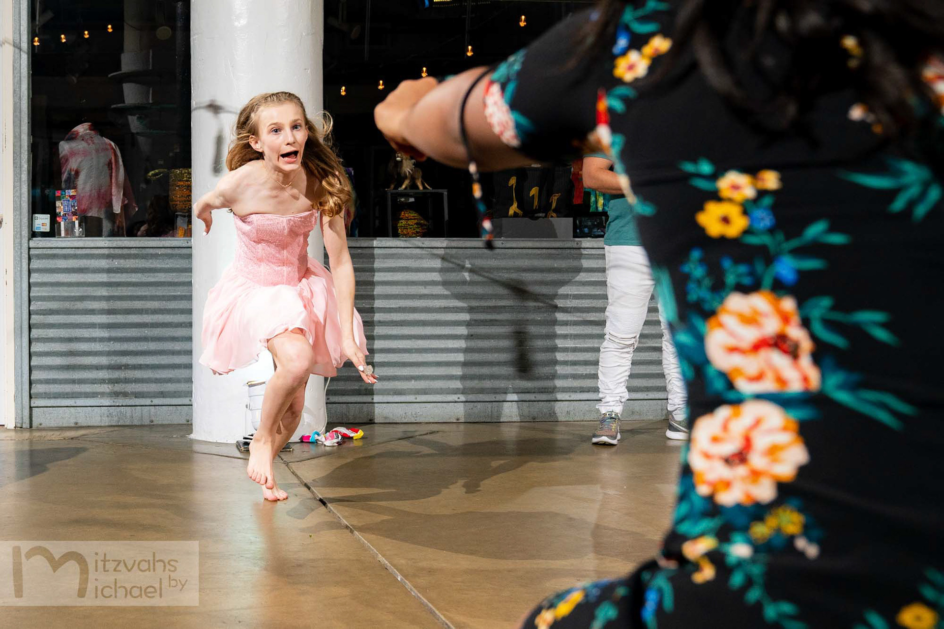 Sydney’s Bat Mitzvah party at the Torpedo Factory, Alexandria, VA.