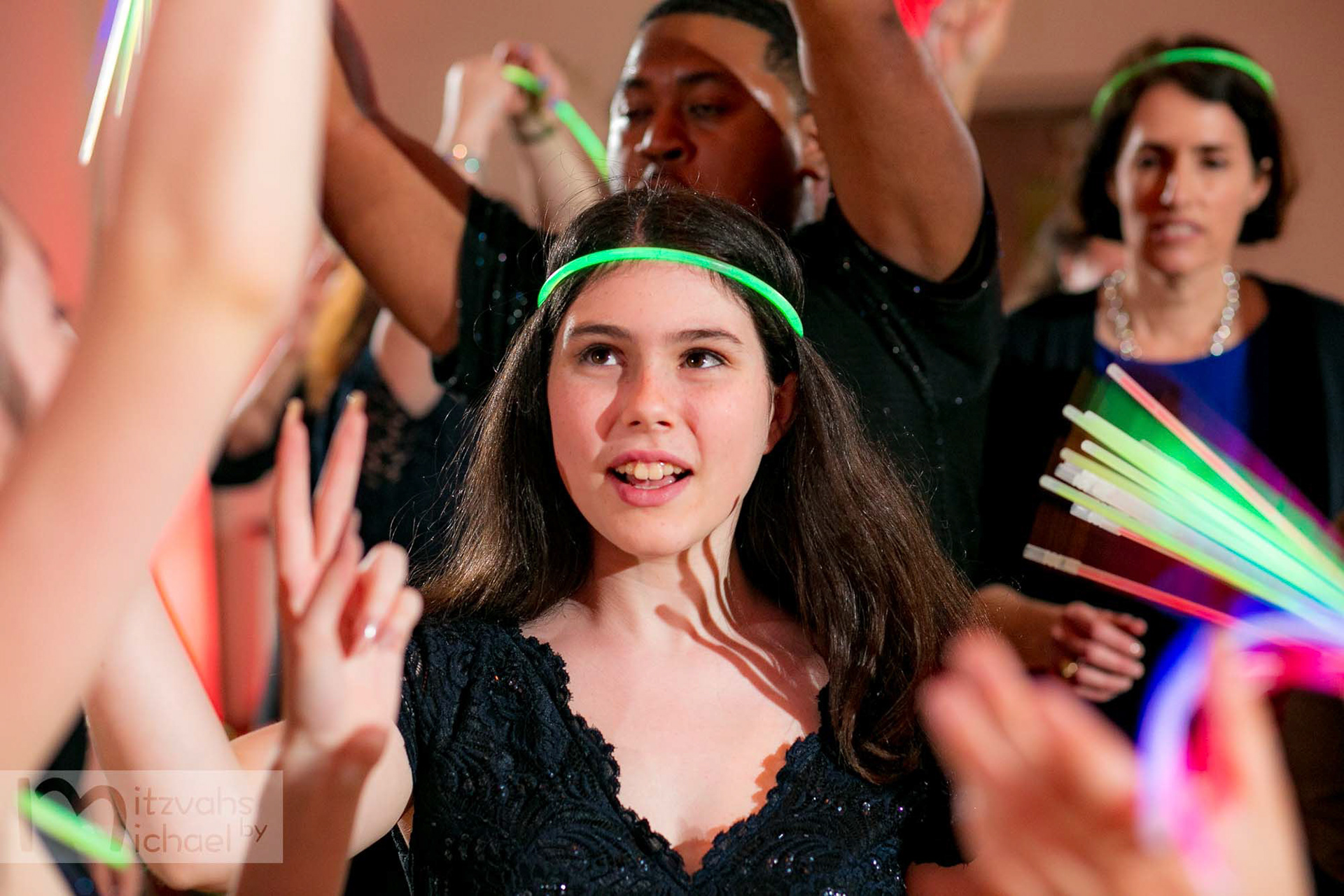 Rachel's Agudas Achim, Alexandria, VA Bat Mitzvah by Mitzvahs by Michael Temchine Photography and Pop Color Events.