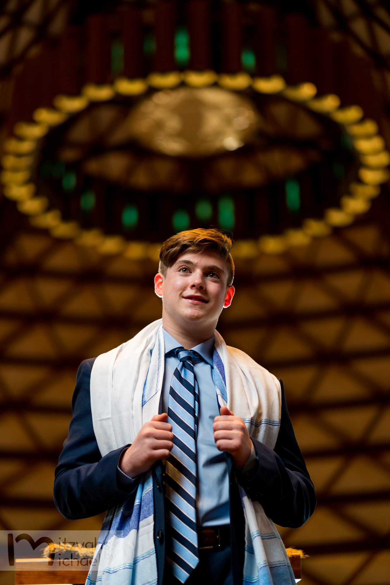Spencer’s Bar Mitzvah portraits at Beth Tfiloh in Pikesville, MD.