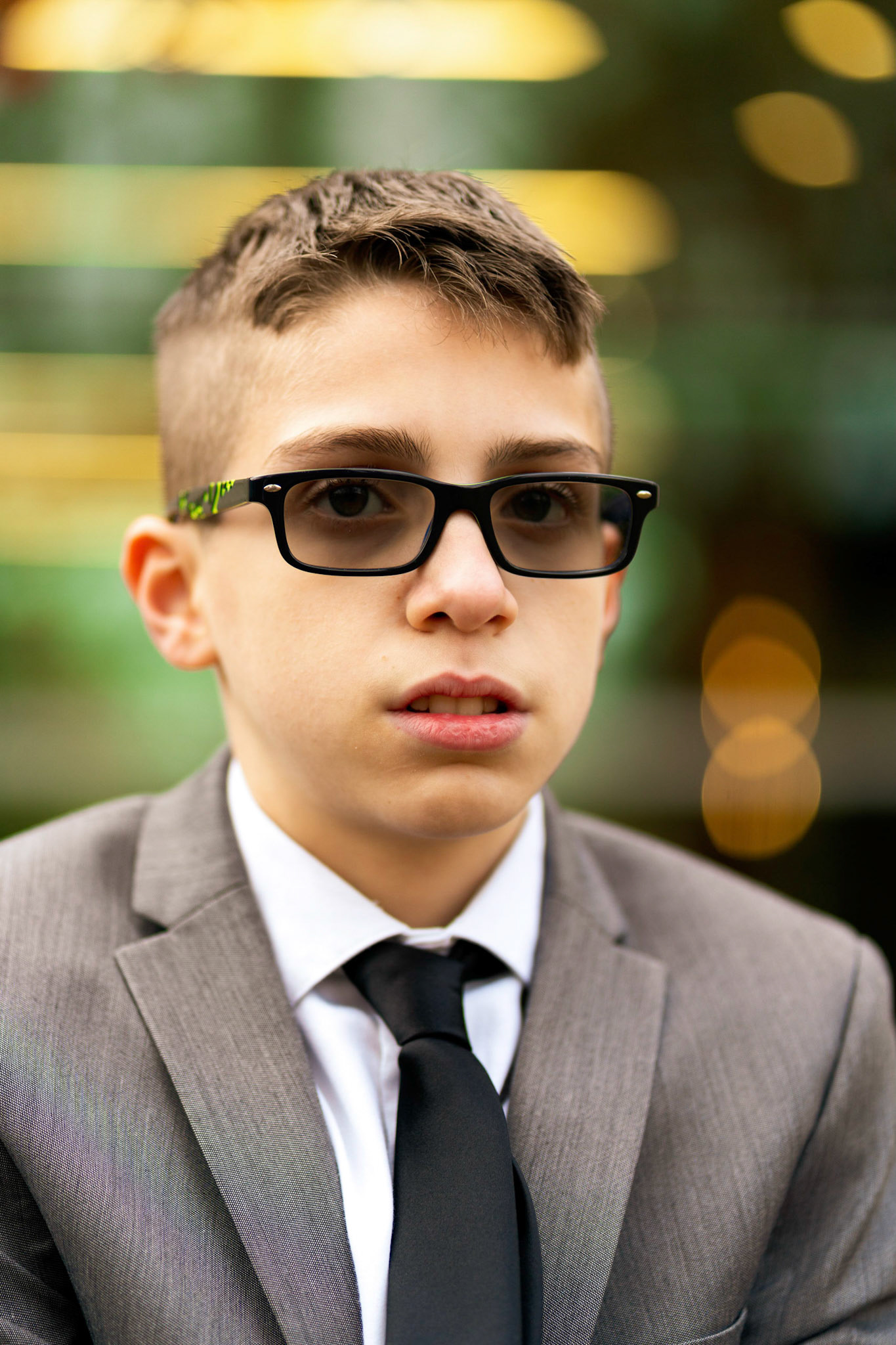 Sam’s Bar Mitzvah portraits at Temple Sinai in Washington D.C.