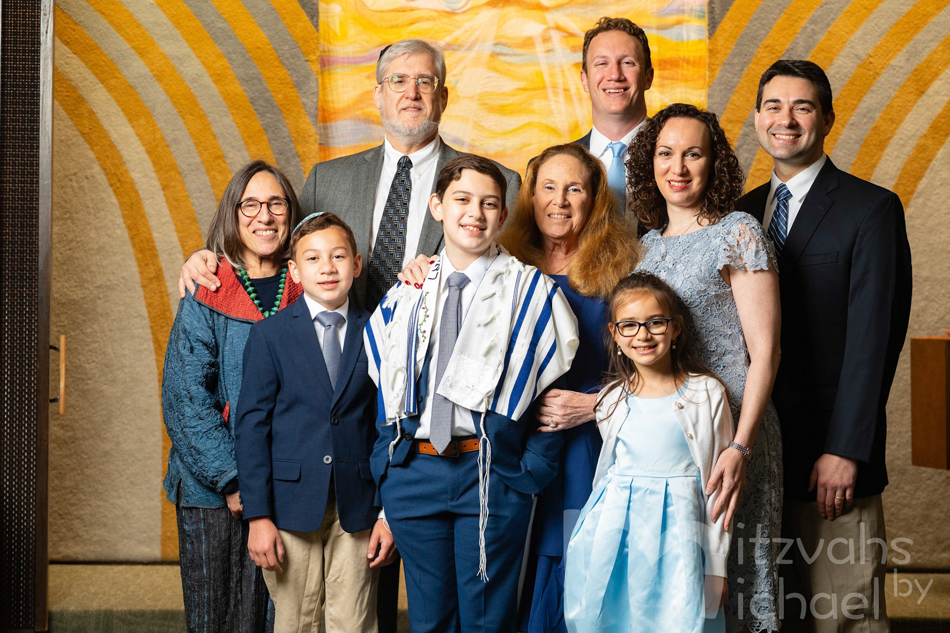 Ross’ Bar Mitzvah shacharit minyan on Monday, May 31, 2021.