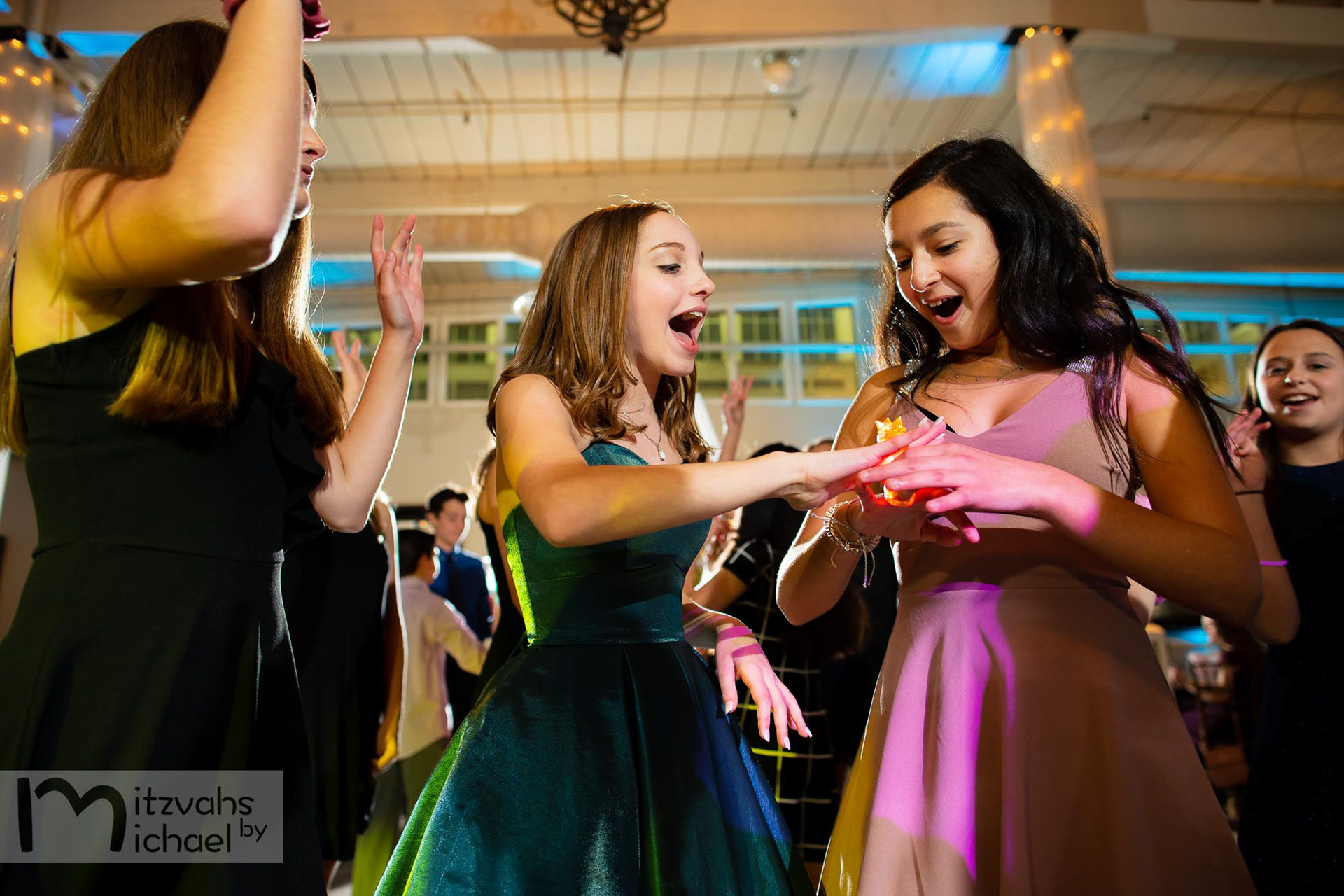 Cora’s Beth Shalom Bat Mitzvah party at The Great Room at Savage Mill.