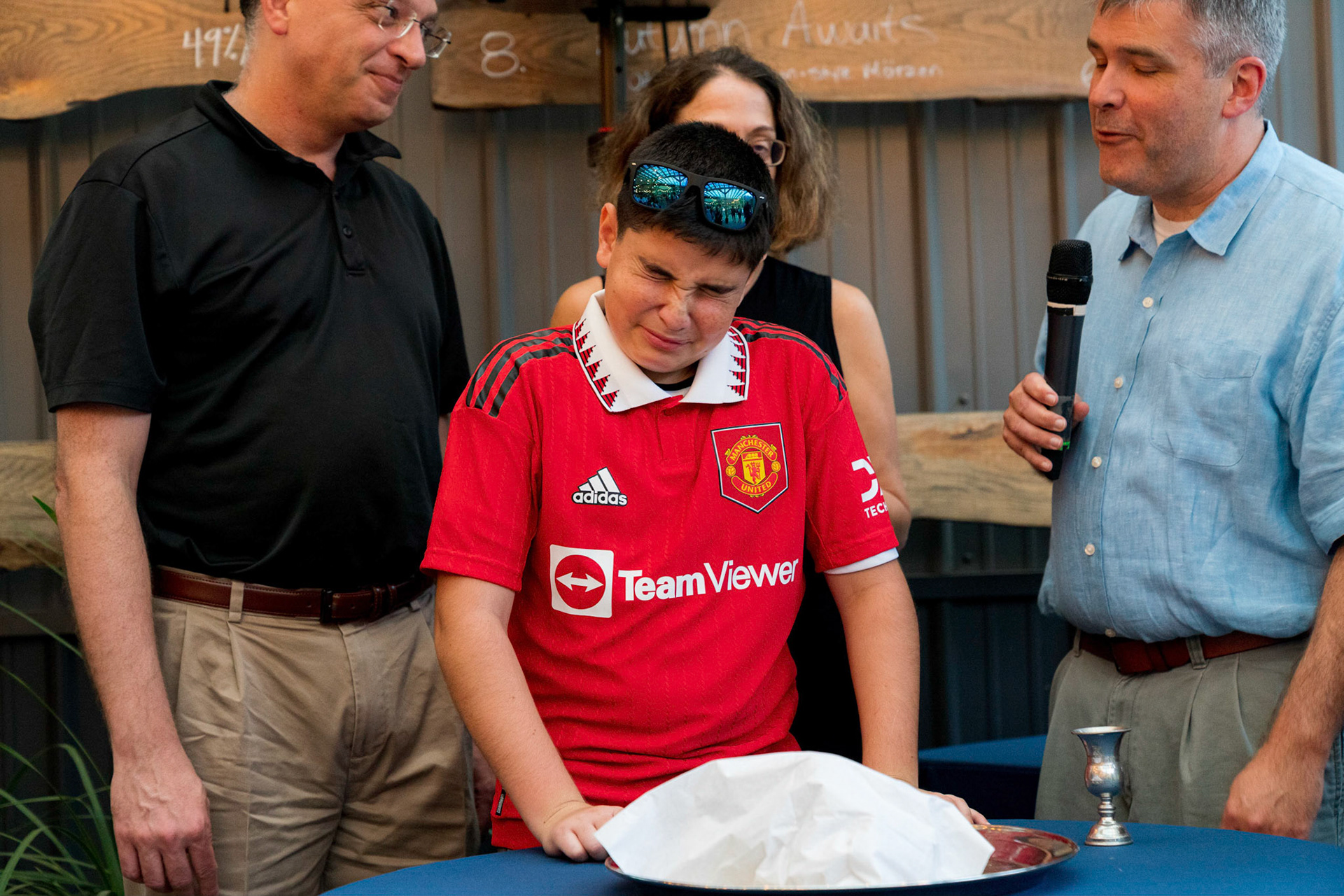 Josh’s Bar Mitzvah portraits at Temple Shalom in Silver Spring and party at Elder Pine Brewing &amp; Blending Co in Gaithersburg, MD.