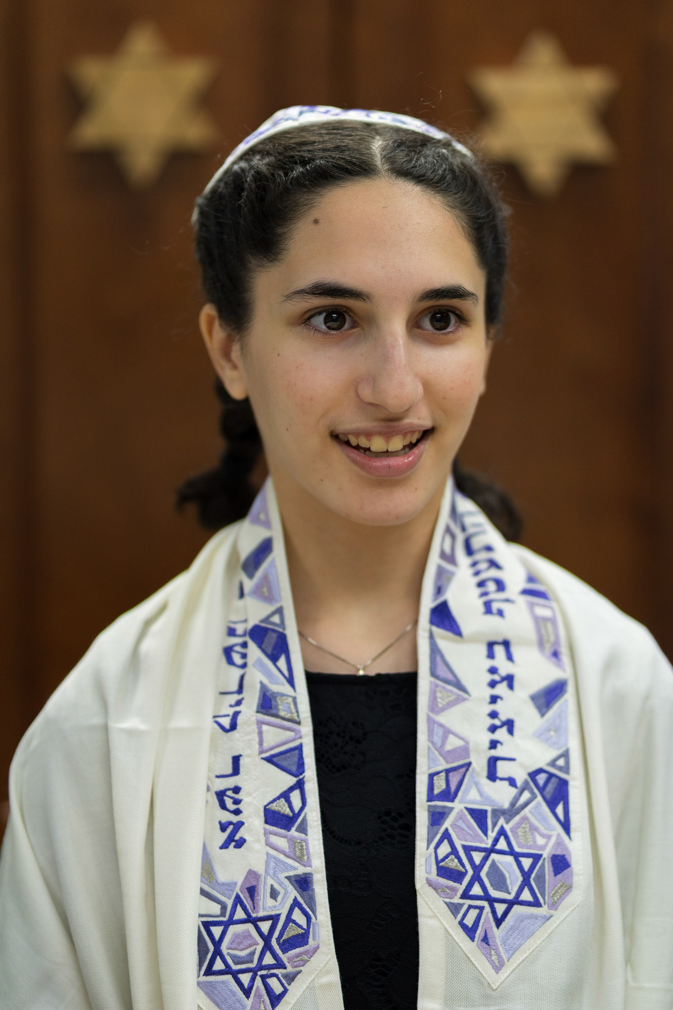 Ilana’s Bat Mitzvah rehearsal at Bat Chaverim in Columbia, MD.