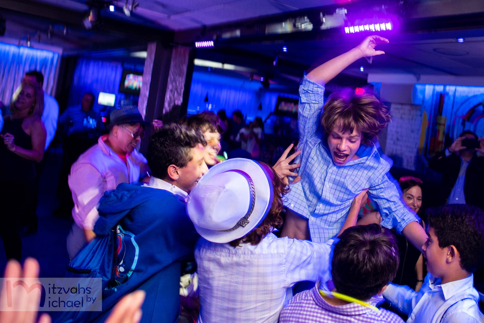 Brandon’s Bar Mitzvah party at The Loft at 4935 in Bethesda, MD.