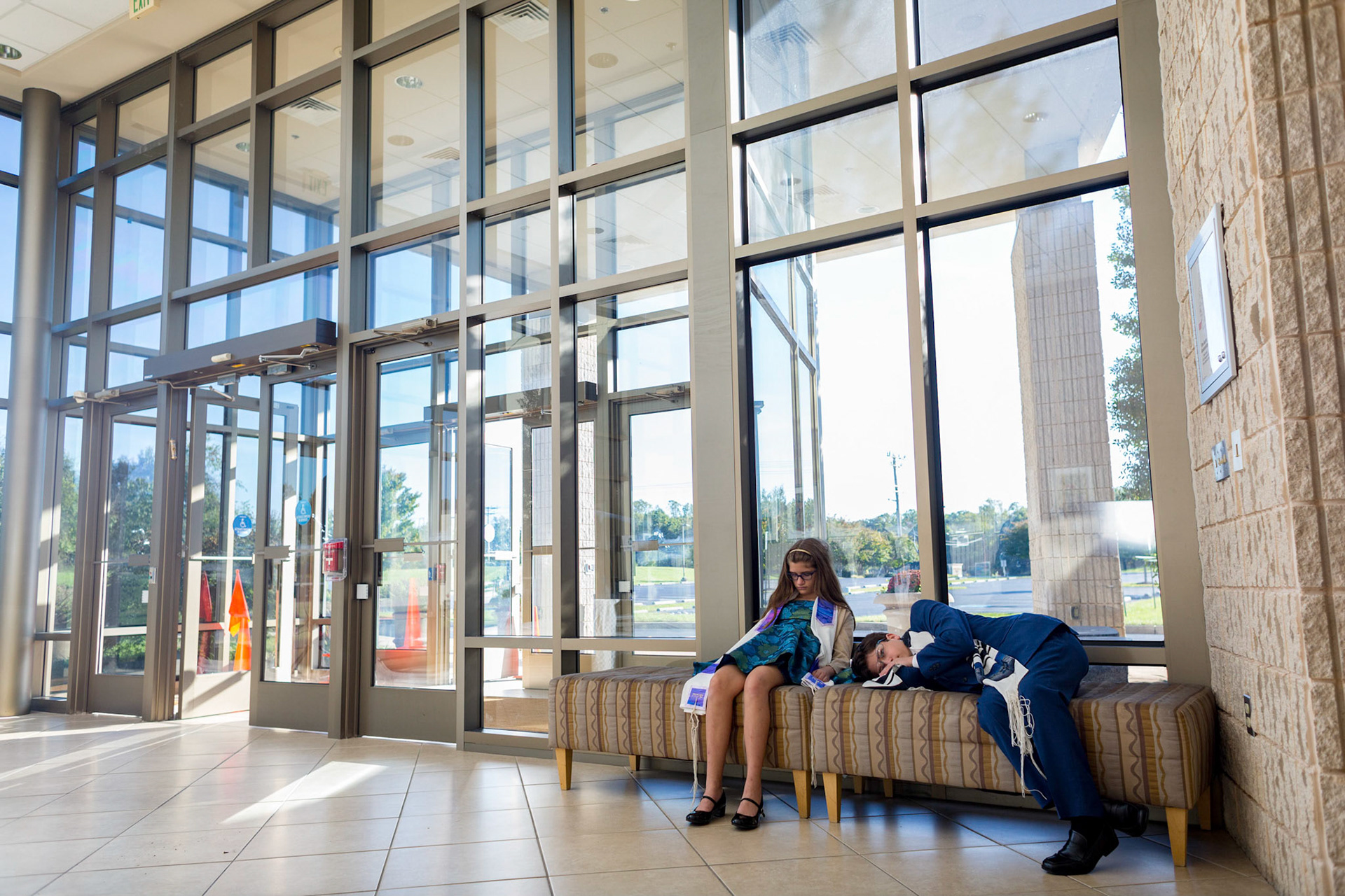 Bnai Mitzvah of Eric and Lana at Temple Isaiah in Fulton, MD.