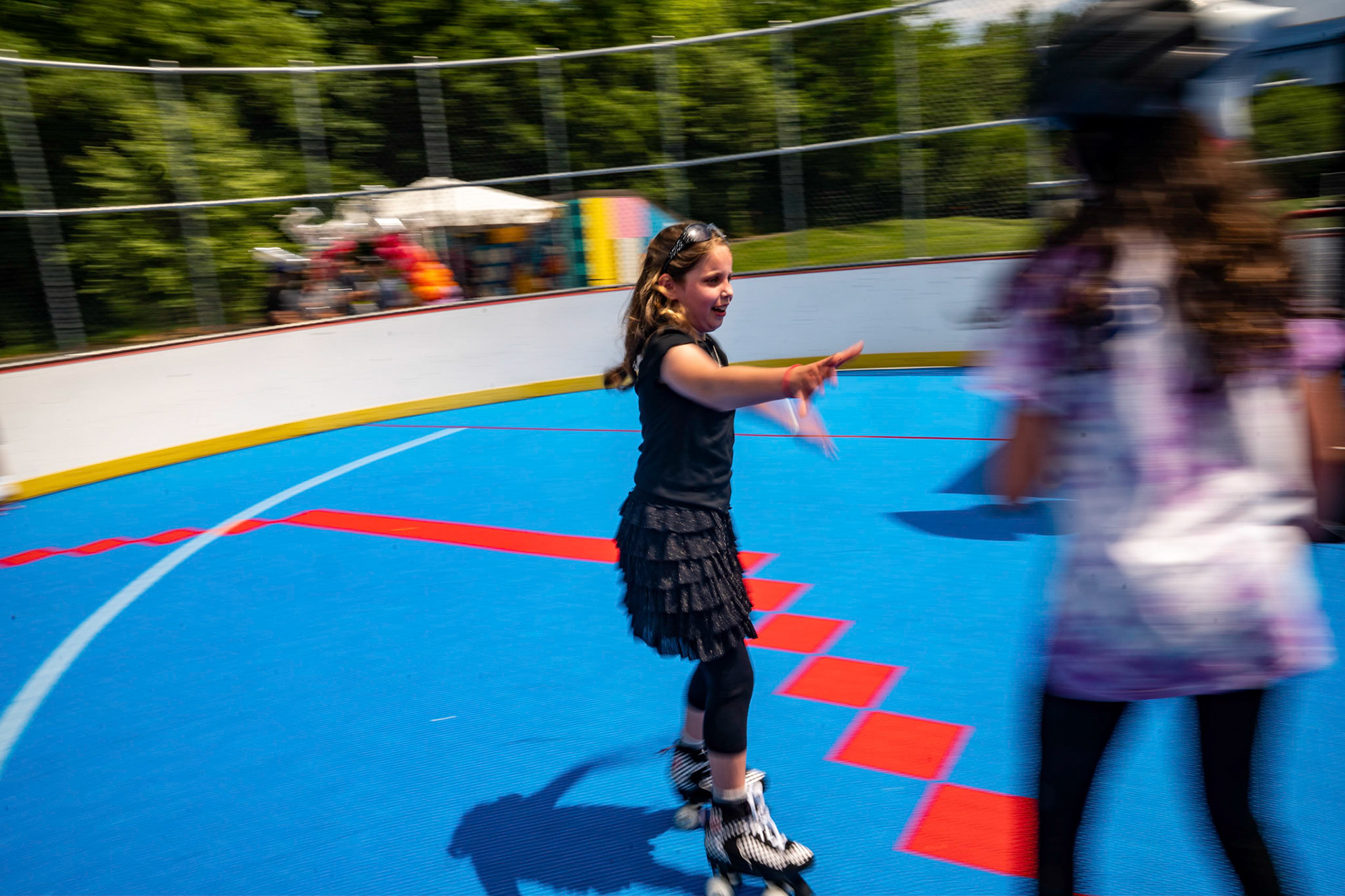 Leora’s Bat Mitzvah roller skating party on Sunday, June 6, 2021.