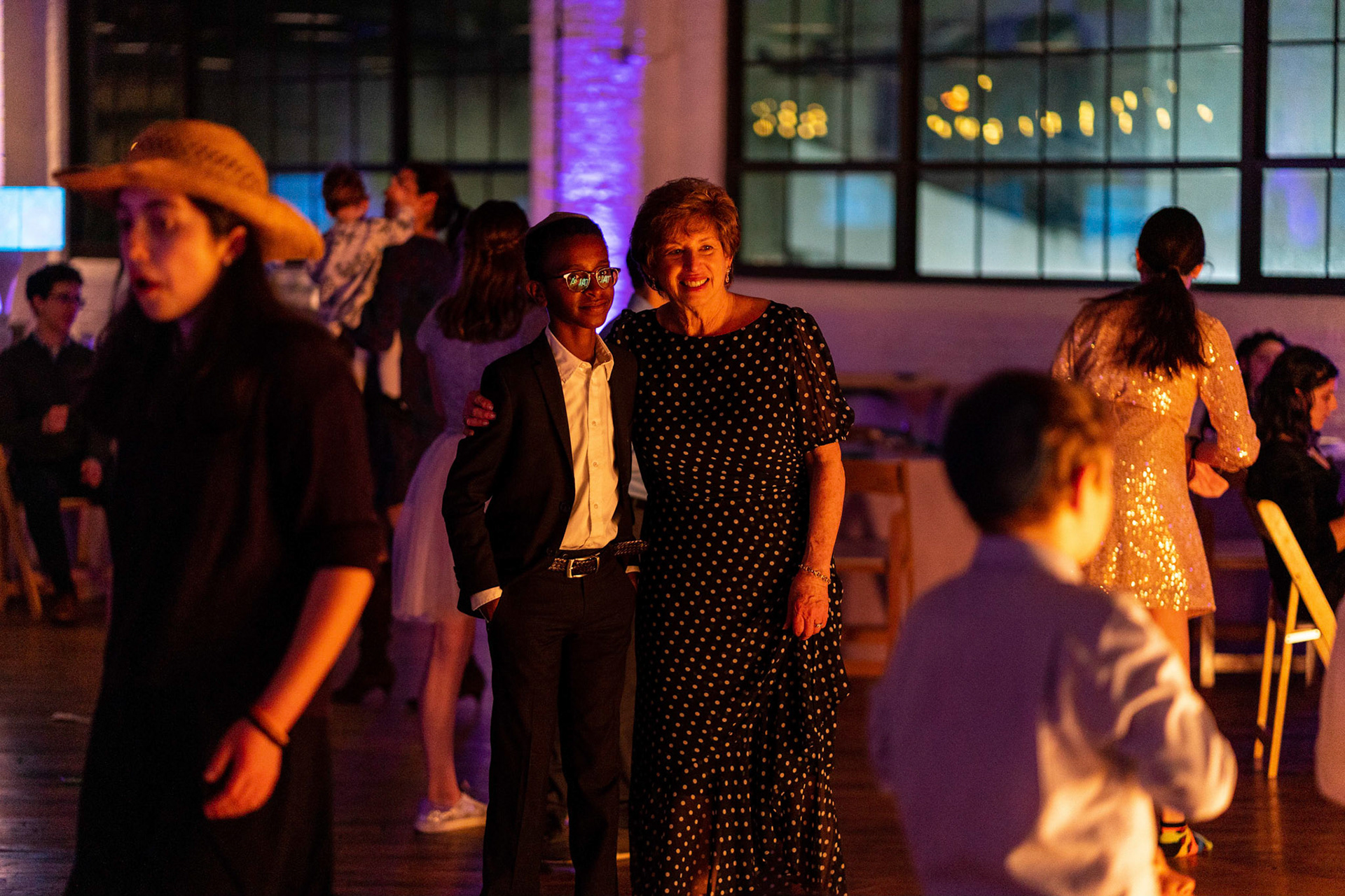 Talia’s bat mitzvah and Megillah reading on Purim on March 18, 2022 at the Accelerator Space in Baltimore, MD