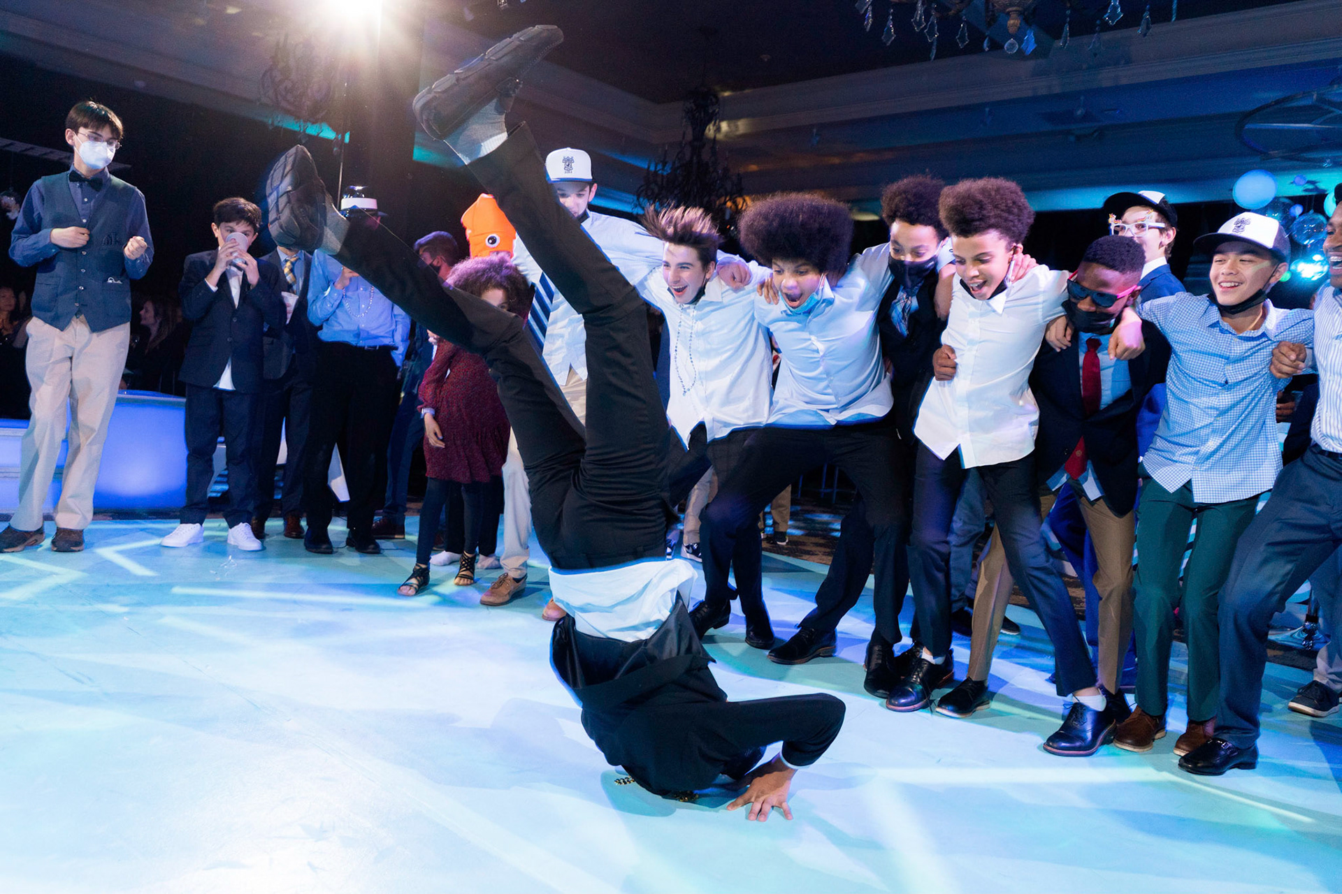 Zach and Eli’s Bnai Mitzvah party at the Westwood Country Club in Vienna, VA on Saturday, February 26, 2022.