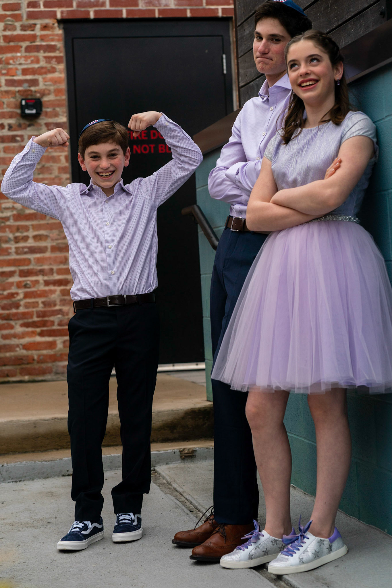 Talia’s bat mitzvah and Megillah reading on Purim on March 18, 2022 at the Accelerator Space in Baltimore, MD