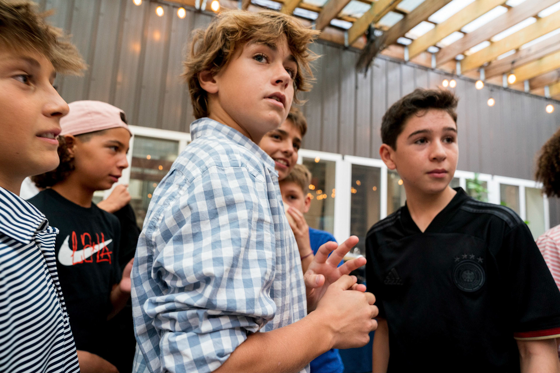 Josh’s Bar Mitzvah portraits at Temple Shalom in Silver Spring and party at Elder Pine Brewing &amp; Blending Co in Gaithersburg, MD.