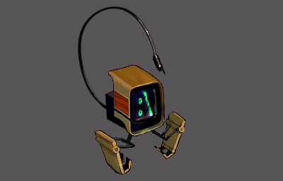 The many faces of PROMPT - a retro, speedy enemy inspired by the DOS prompt.