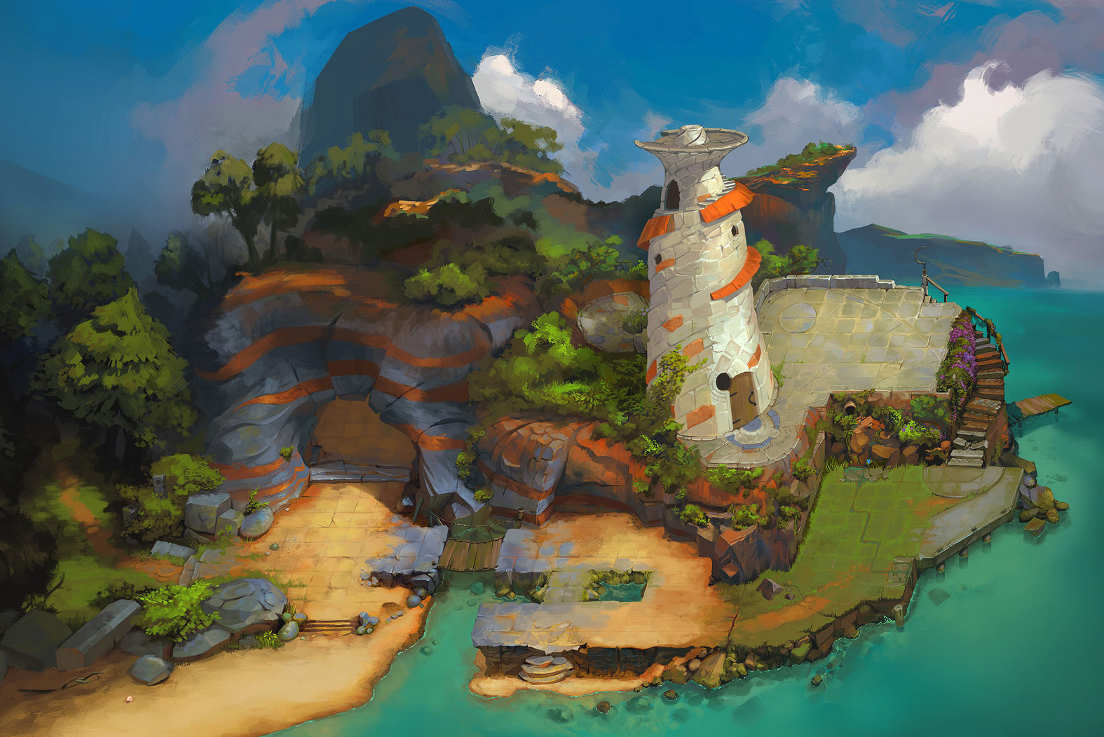 GridLight - environment assets, day