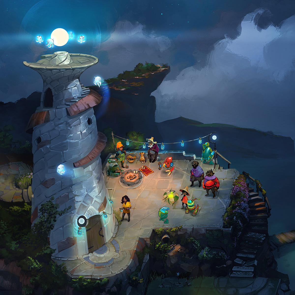 GridLight - environment assets, night