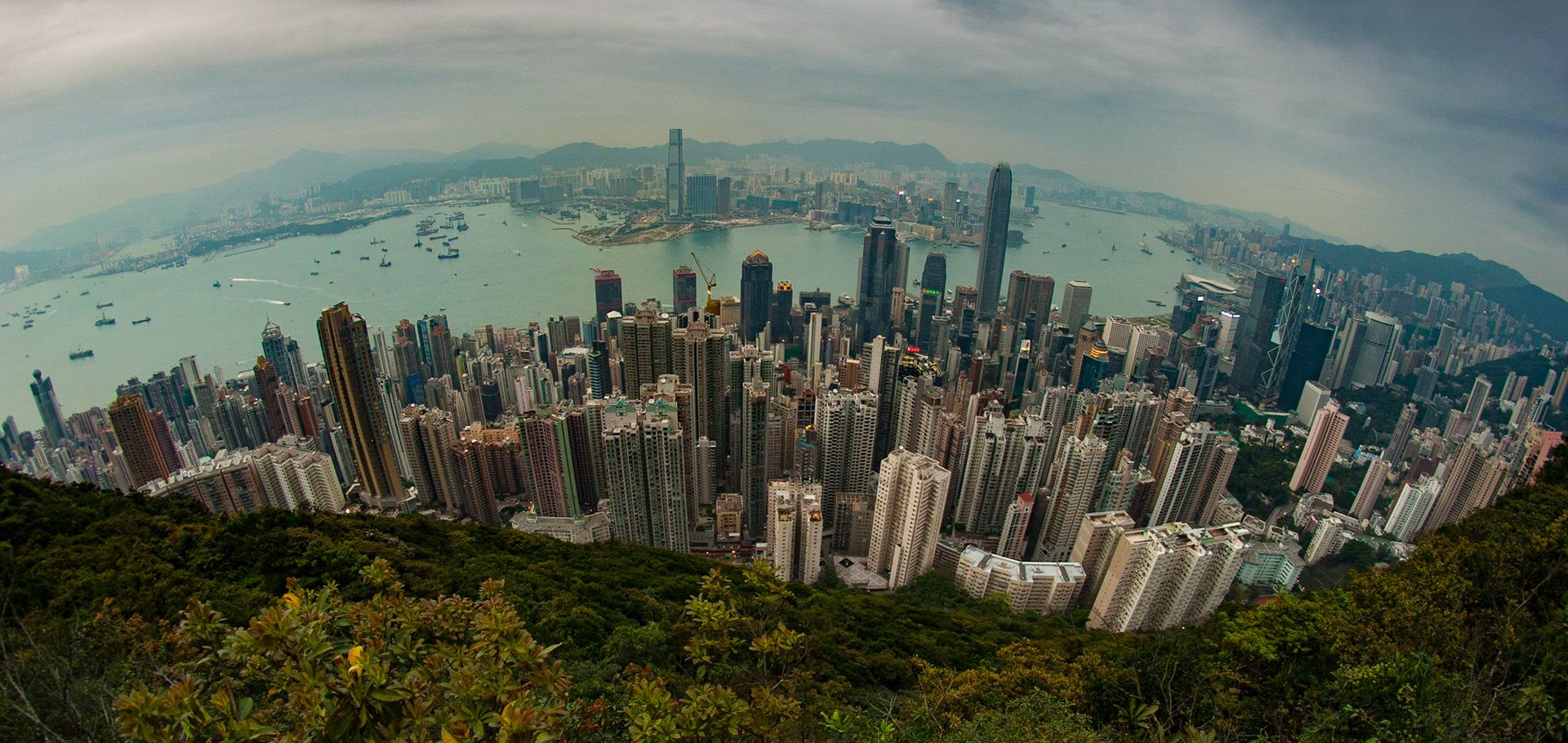 Hong Kong from above