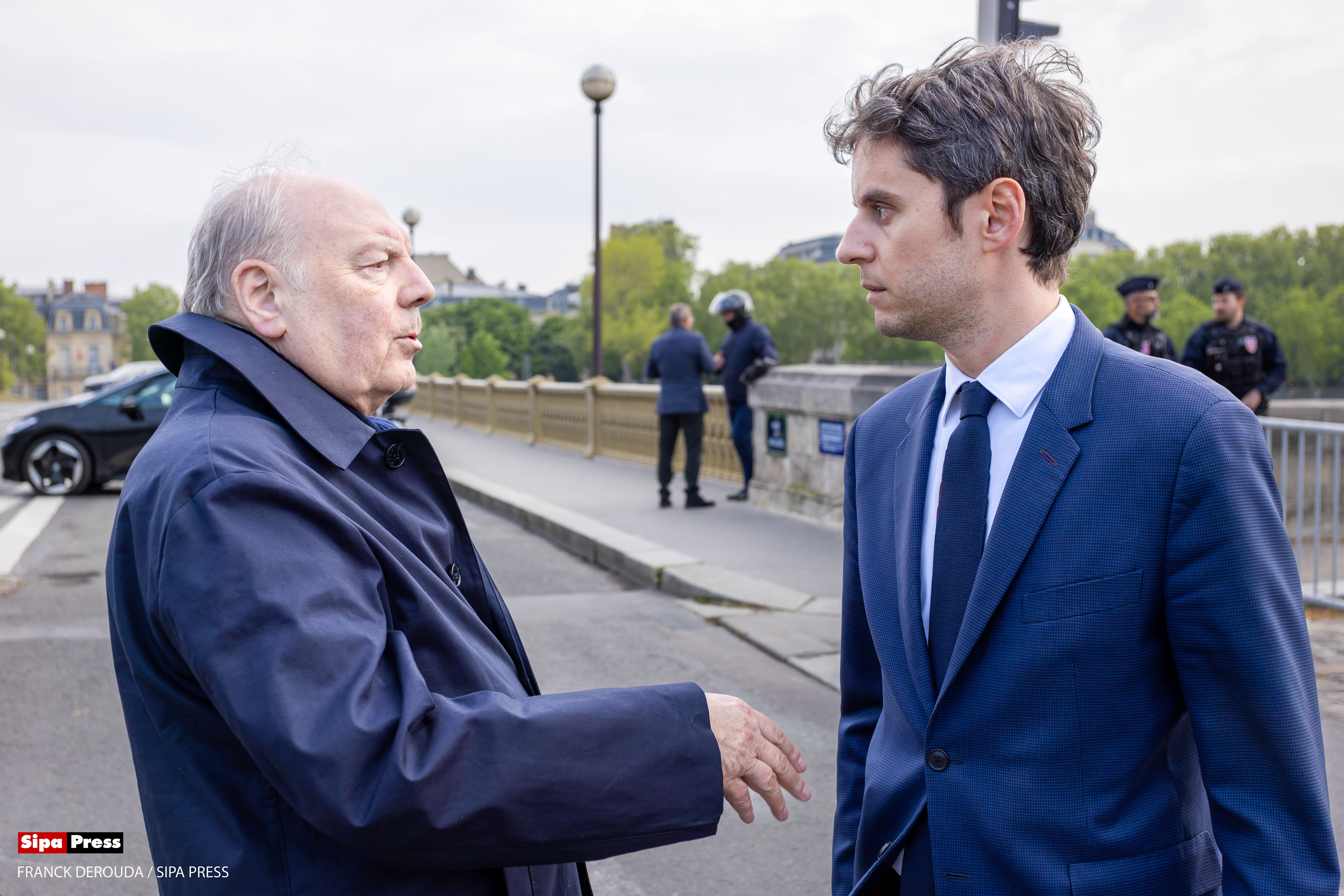 Hervé Marseille and Gabriel Attal
