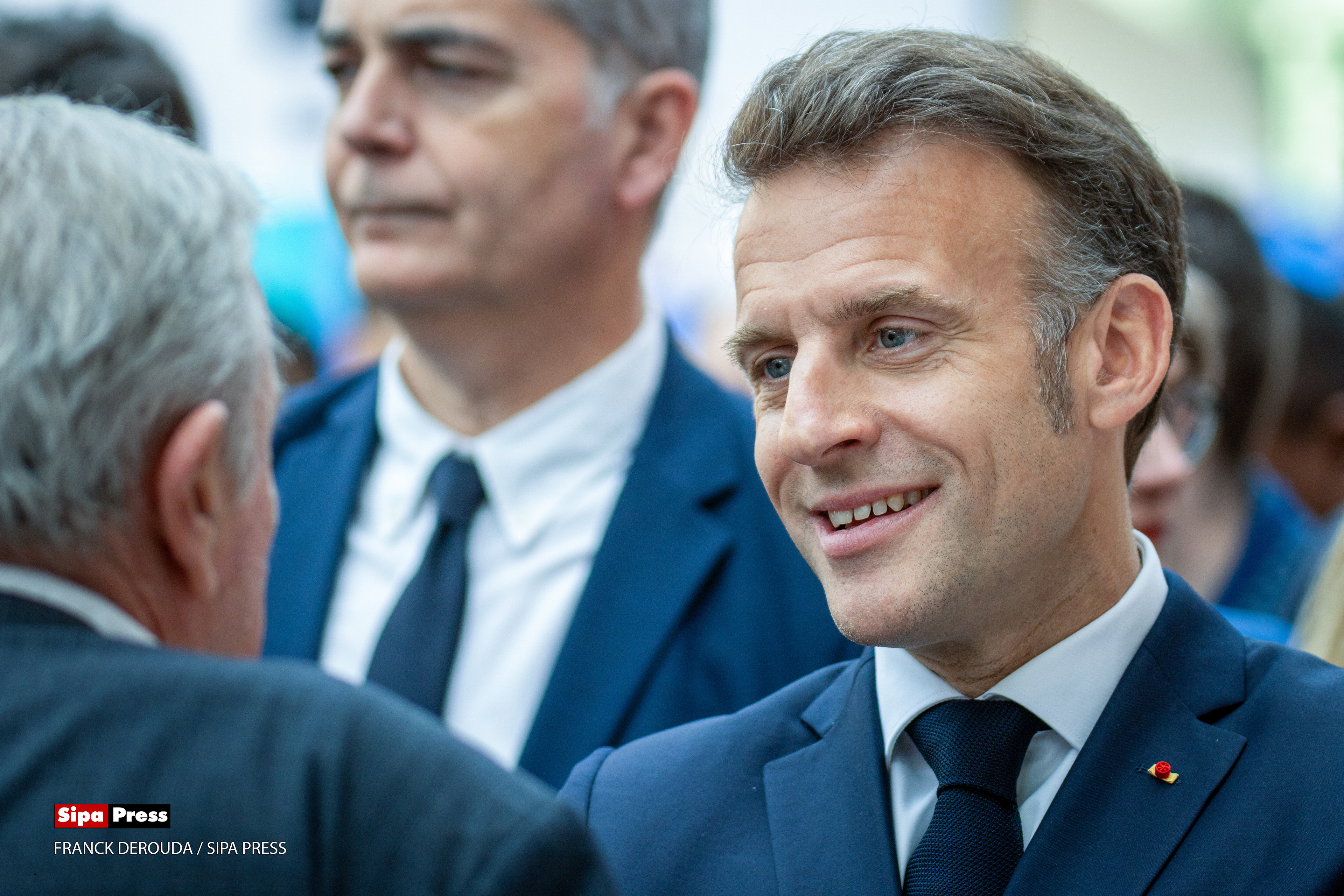 Emmanuel Macron at the 2026 Paris Book festival